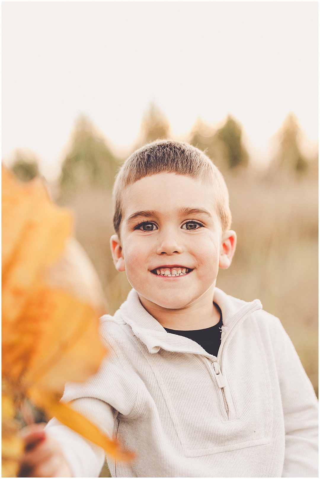 Inspiration for fall family photos in Iroquois County with Central Illinois family photographer Kara Evans Photographer.