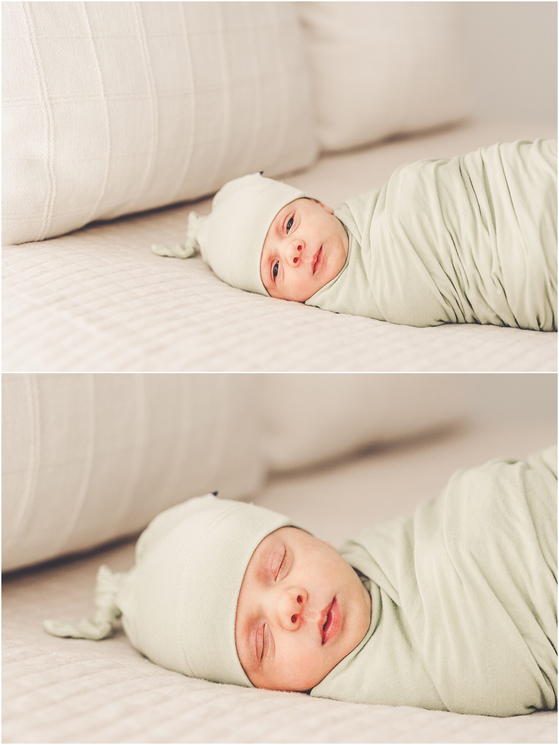 Kankakee studio newborn photography at Studio 388 in Kankakee, Illinois with Kankakee family photographer Kara Evans Photographer.