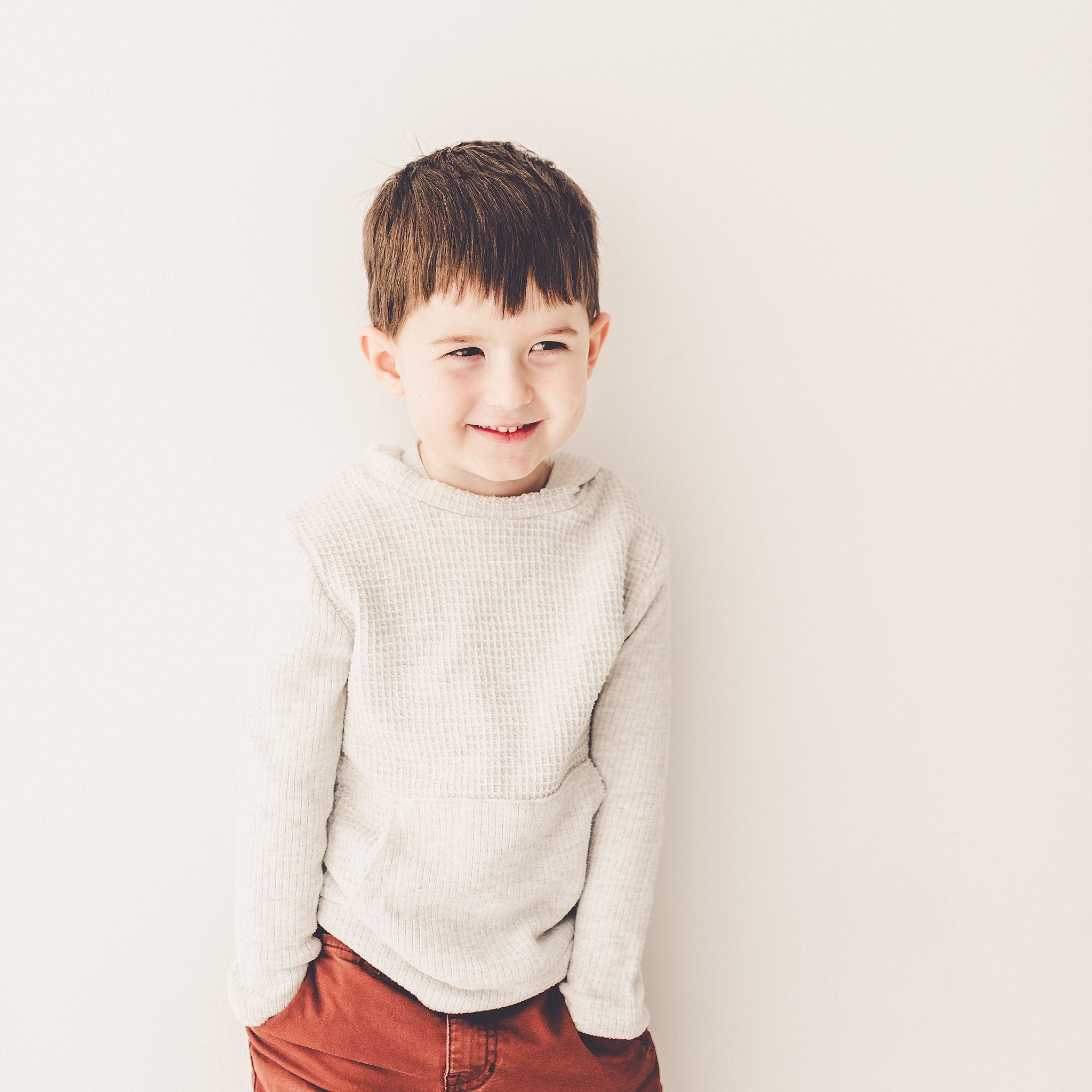 Studio milestone photos at Studio 388 in Kankakee, Illinois by Kankakee family photographer Kara Evans Photographer.