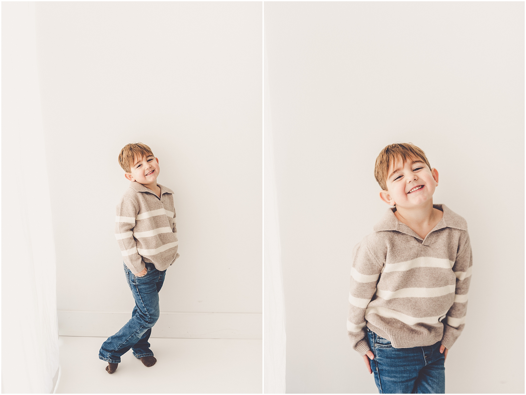 Studio maternity & family photos at Studio 388 in Kankakee, Illinois with Kankakee family photographer Kara Evans Photographer.