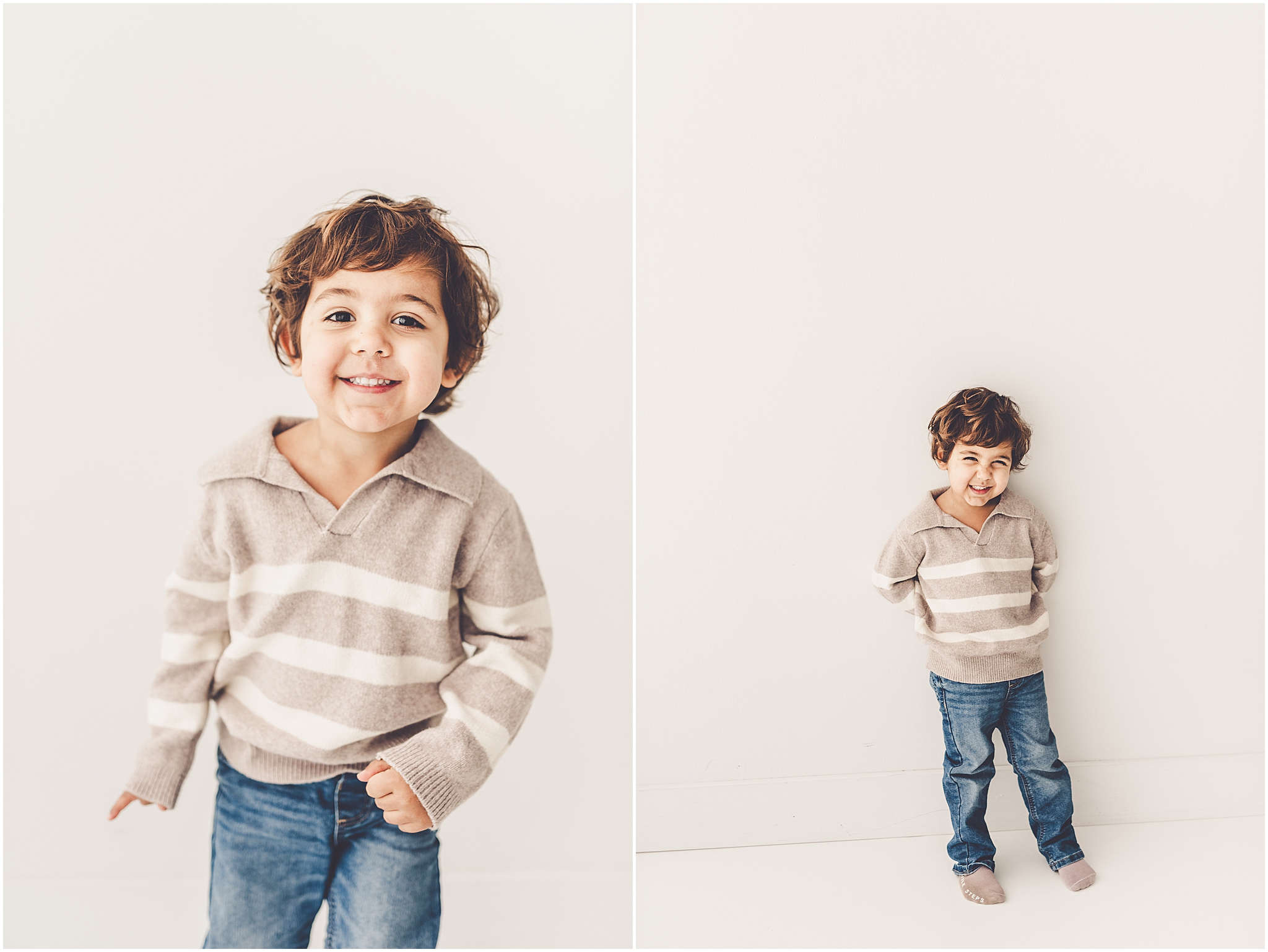 Studio maternity & family photos at Studio 388 in Kankakee, Illinois with Kankakee family photographer Kara Evans Photographer.