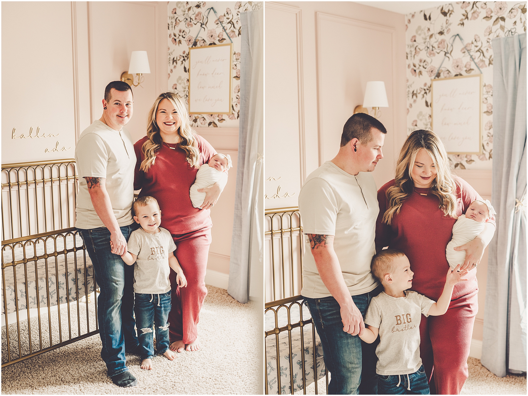 Lifestyle newborn photographer in Kankakee – Kara Evans Photographer is a Kankakee newborn and family photographer.