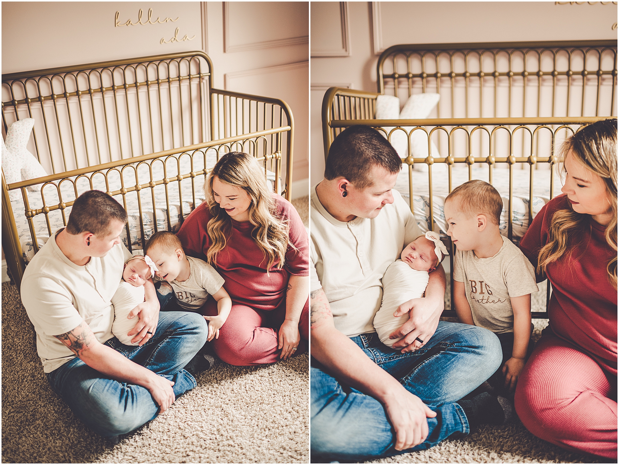 Lifestyle newborn photographer in Kankakee – Kara Evans Photographer is a Kankakee newborn and family photographer.
