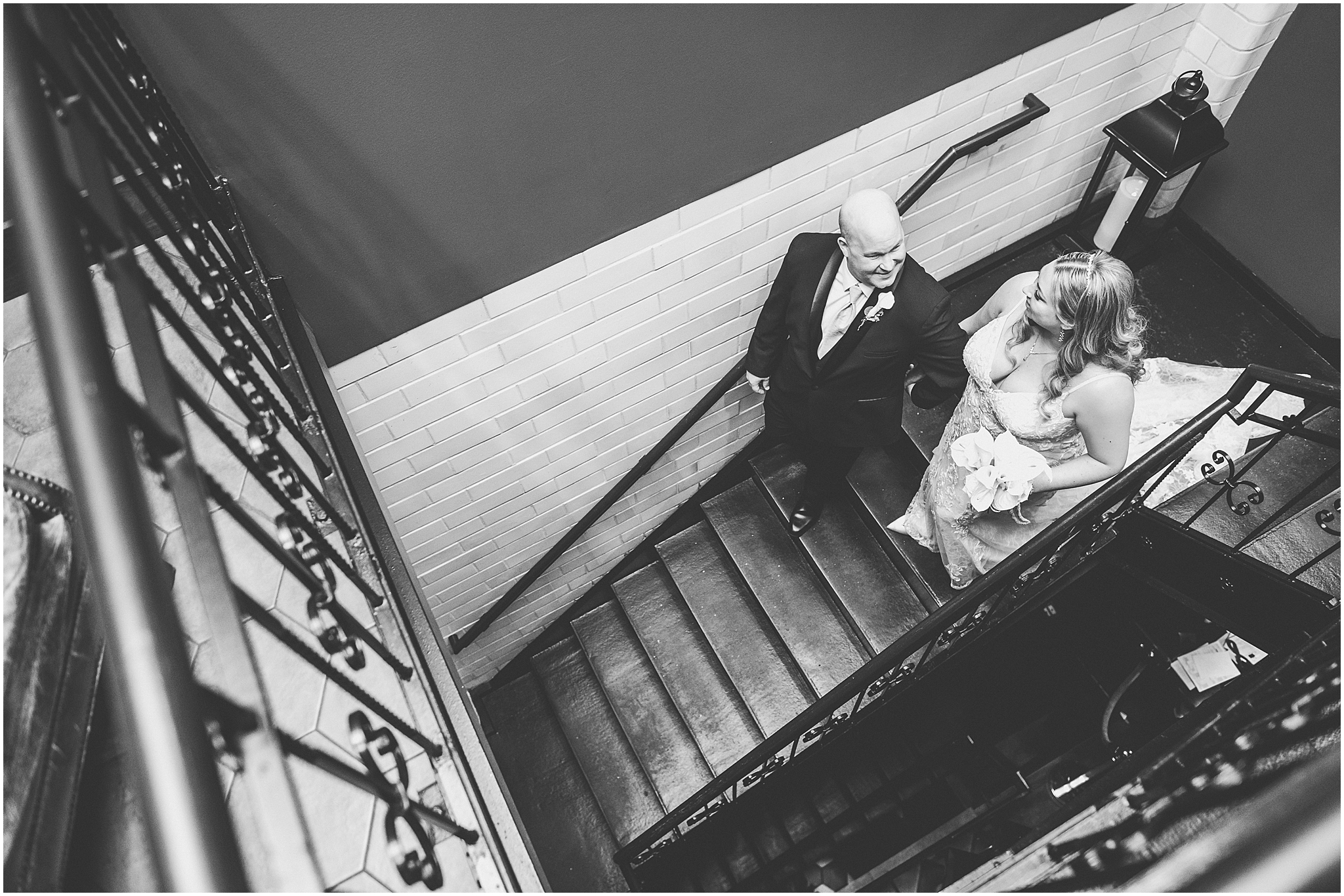 Erin and Vincent's spring wedding day at The Chicago Firehouse Restaurant in Chicago photographed by Kara Evans Photographer.
