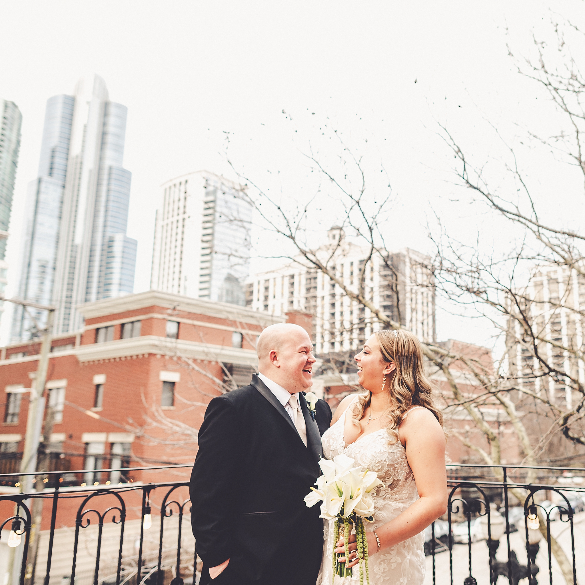 Erin and Vincent's spring wedding day at The Chicago Firehouse Restaurant in Chicago photographed by Kara Evans Photographer.