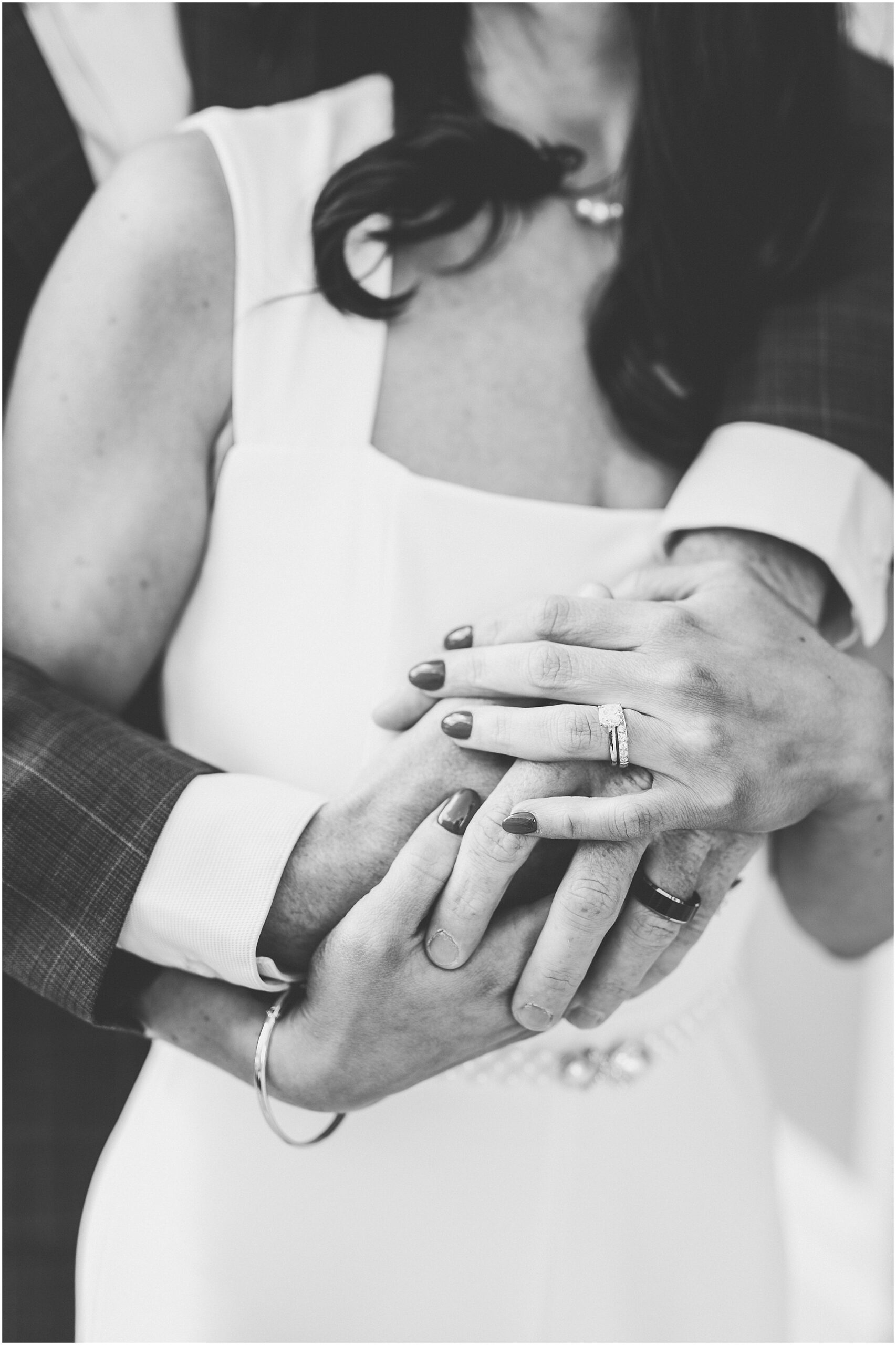 Tania & Zachary's intimate wedding day at Hamilton Walker's in Champaign, Illinois with Central Illinois photographer Kara Evans Photographer.