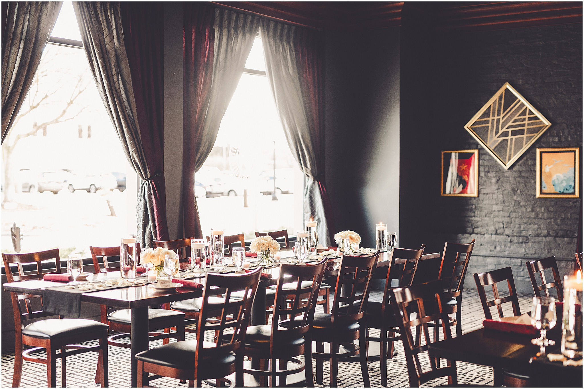 Tania & Zachary's intimate wedding day at Hamilton Walker's in Champaign, Illinois with Central Illinois photographer Kara Evans Photographer.