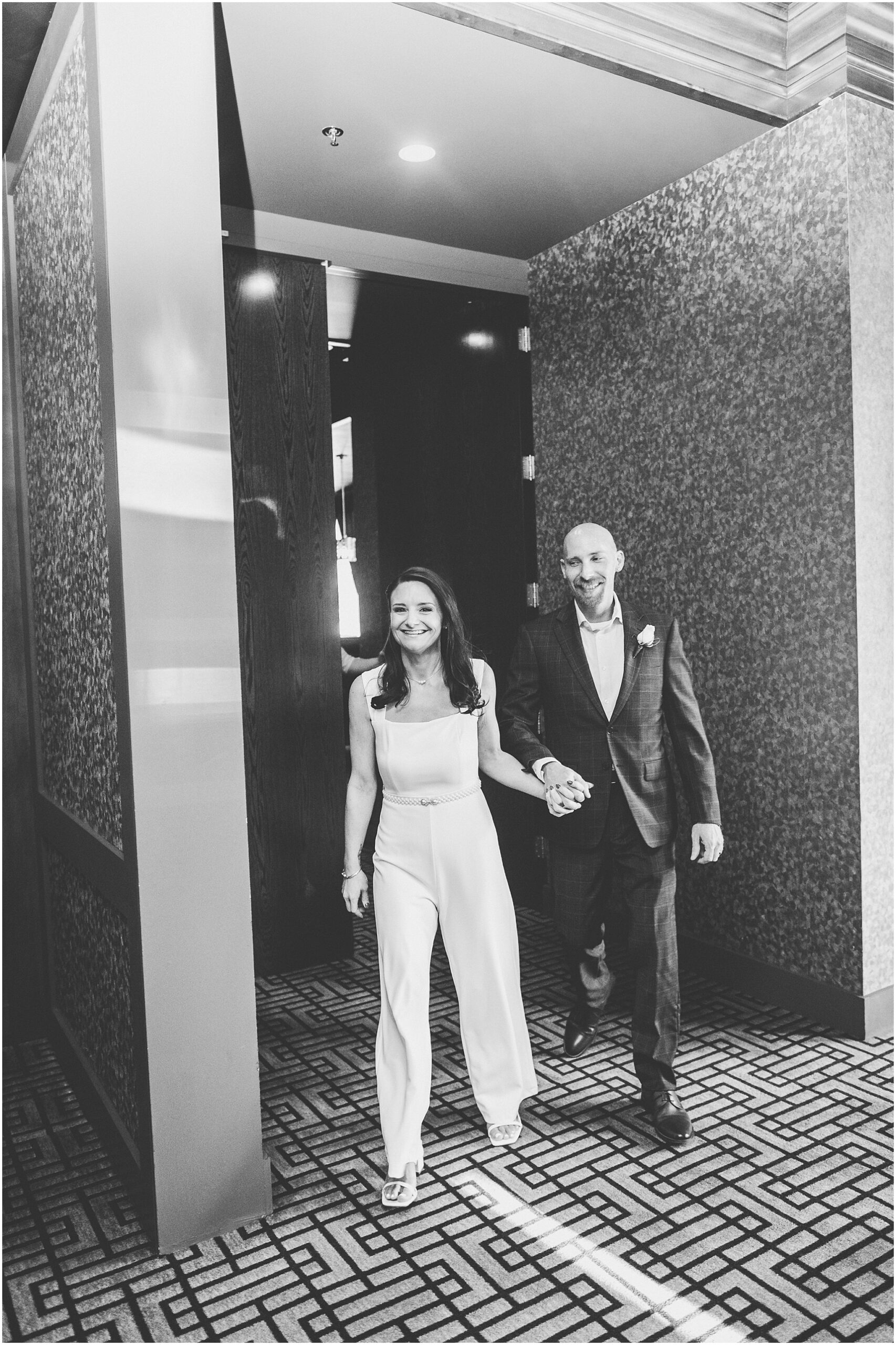 Tania & Zachary's intimate wedding day at Hamilton Walker's in Champaign, Illinois with Central Illinois photographer Kara Evans Photographer.