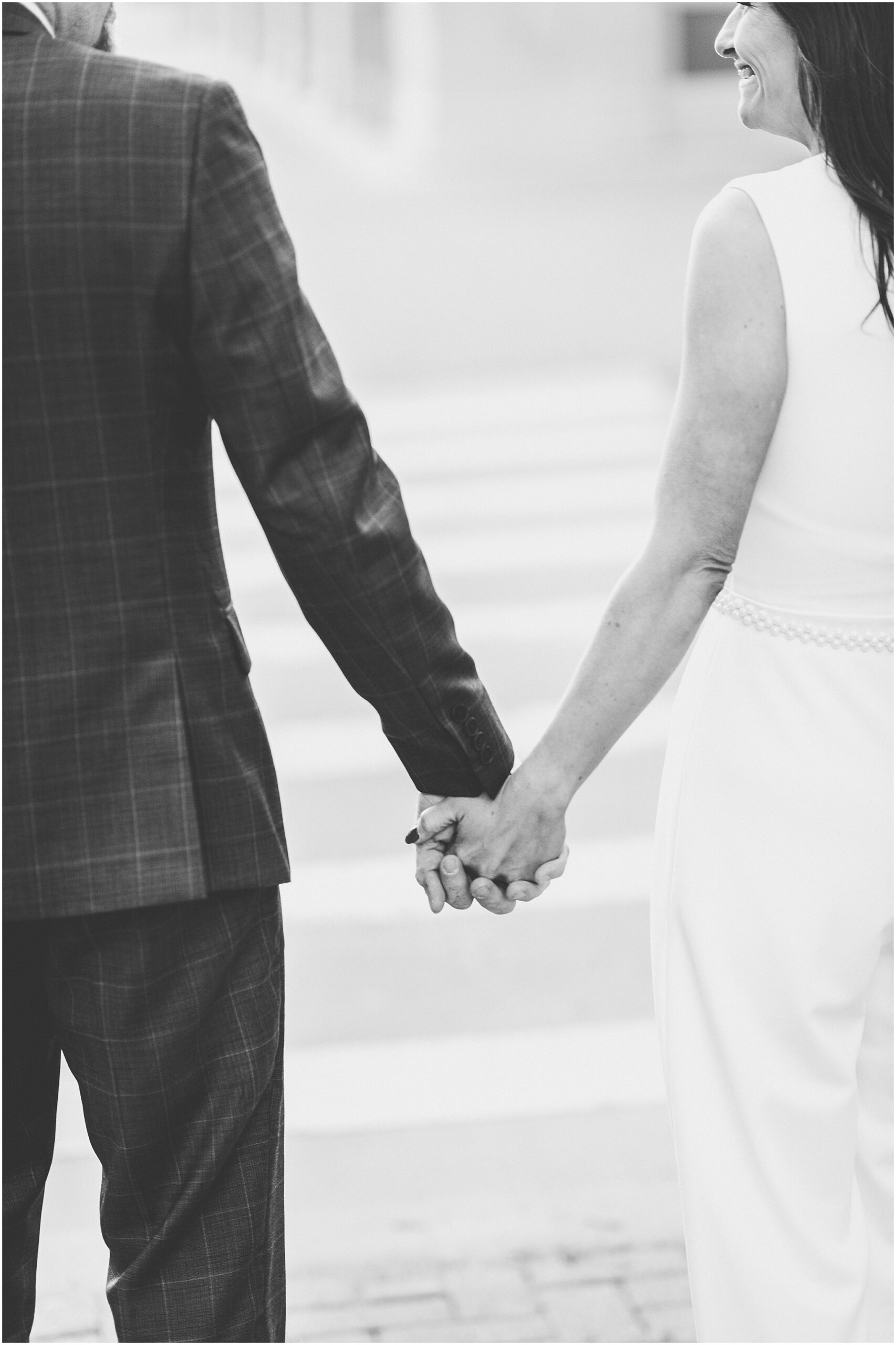 Tania & Zachary's intimate wedding day at Hamilton Walker's in Champaign, Illinois with Central Illinois photographer Kara Evans Photographer.