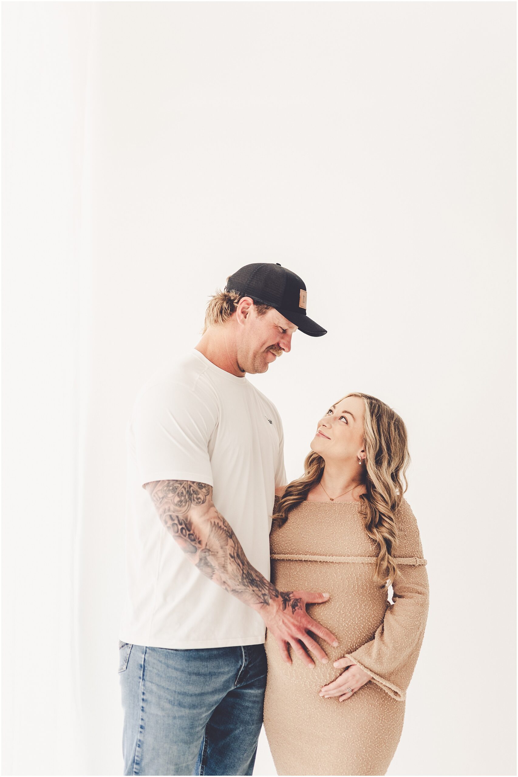 Inspiration for your maternity photos at Studio 388 with Kankakee maternity photographer Kara Evans Photographer.