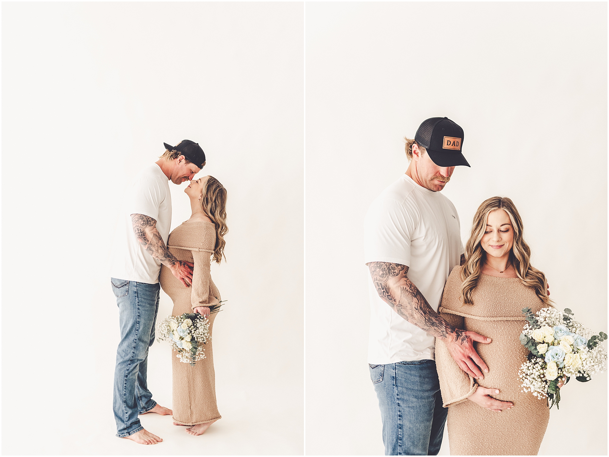 Inspiration for your maternity photos at Studio 388 with Kankakee maternity photographer Kara Evans Photographer.