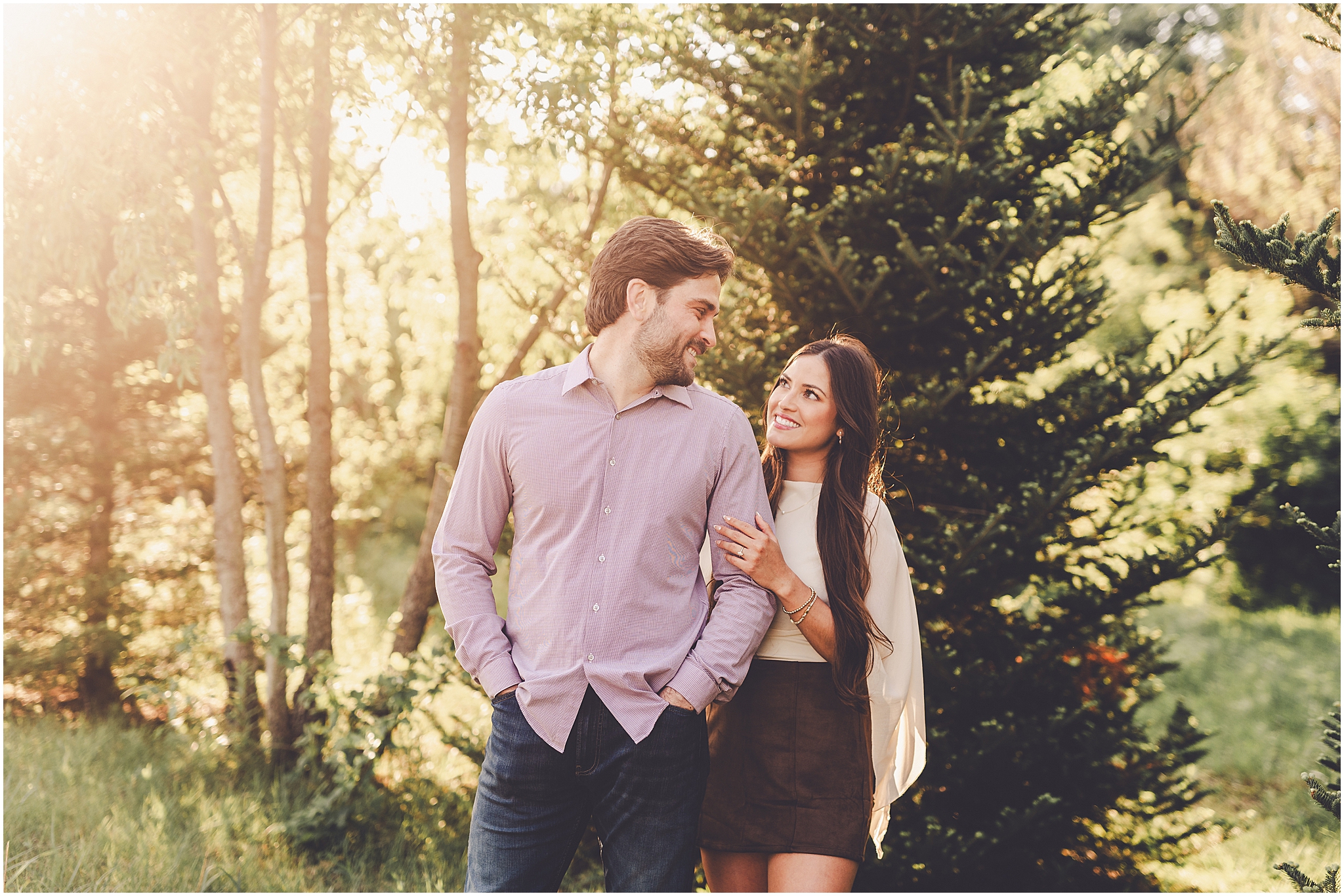 Central Illinois farm engagement photos in Sheldon, Illinois with Central Illinois photographer Kara Evans Photographer.
