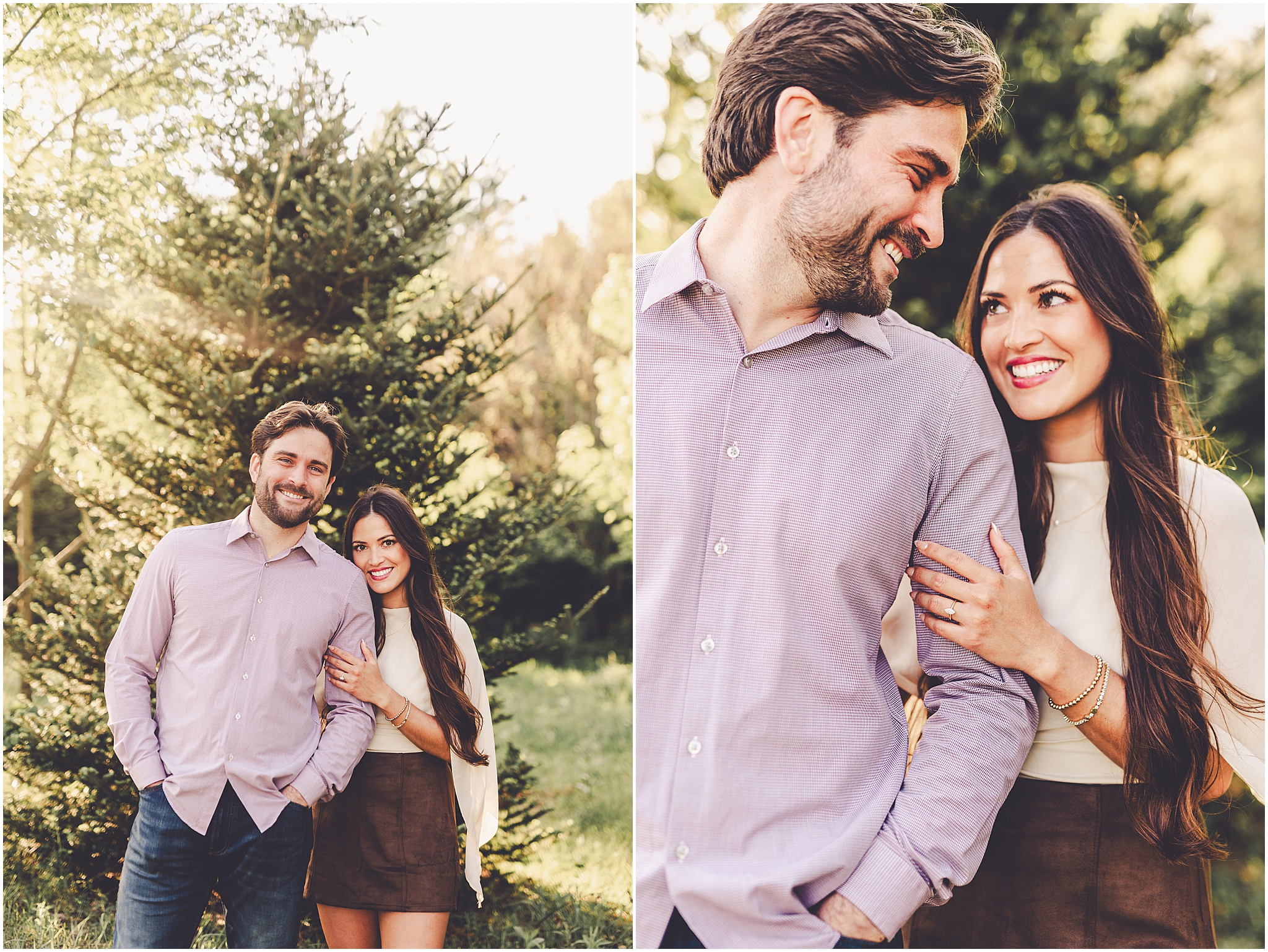 Central Illinois farm engagement photos in Sheldon, Illinois with Central Illinois photographer Kara Evans Photographer.