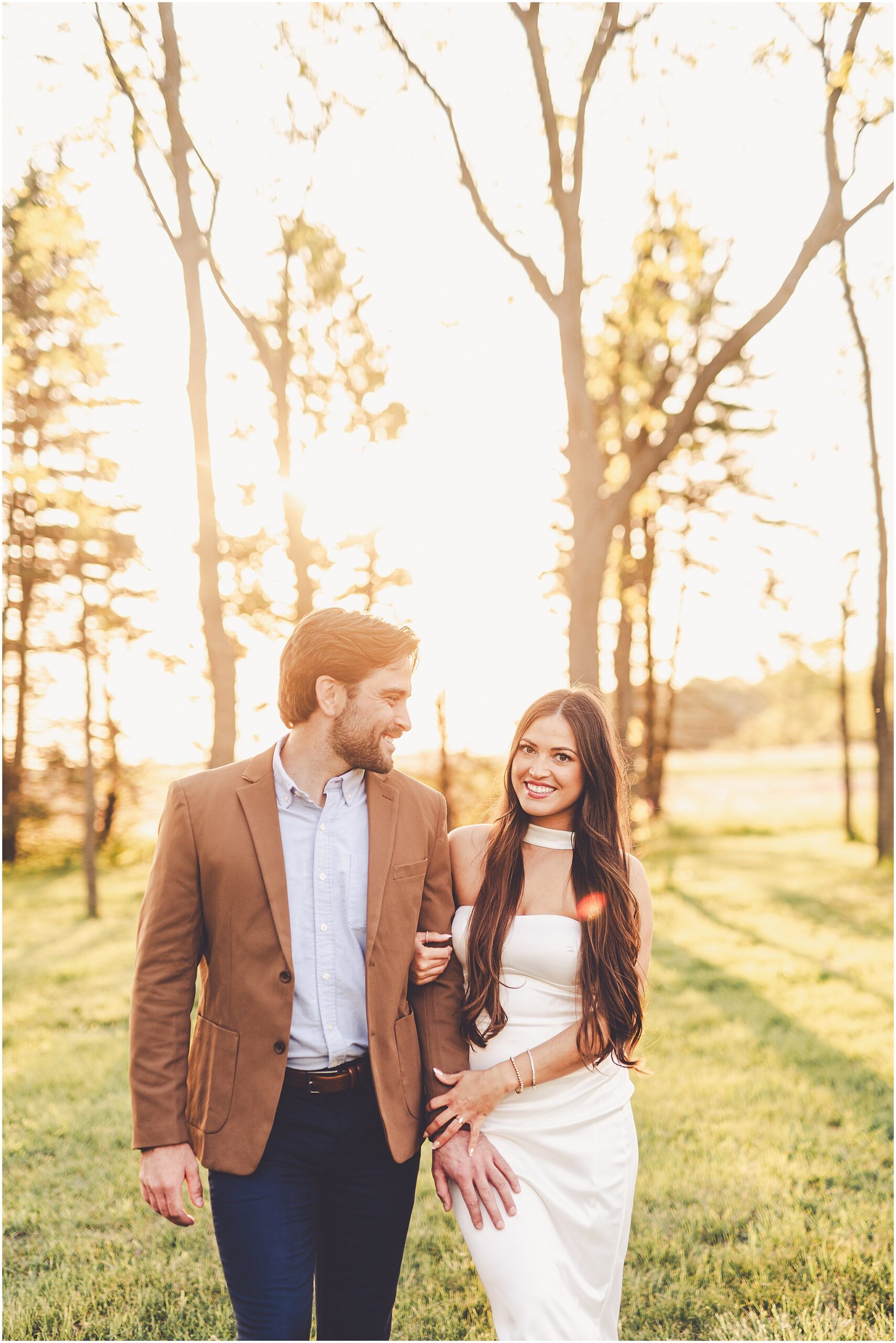 Central Illinois farm engagement photos in Sheldon, Illinois with Central Illinois photographer Kara Evans Photographer.