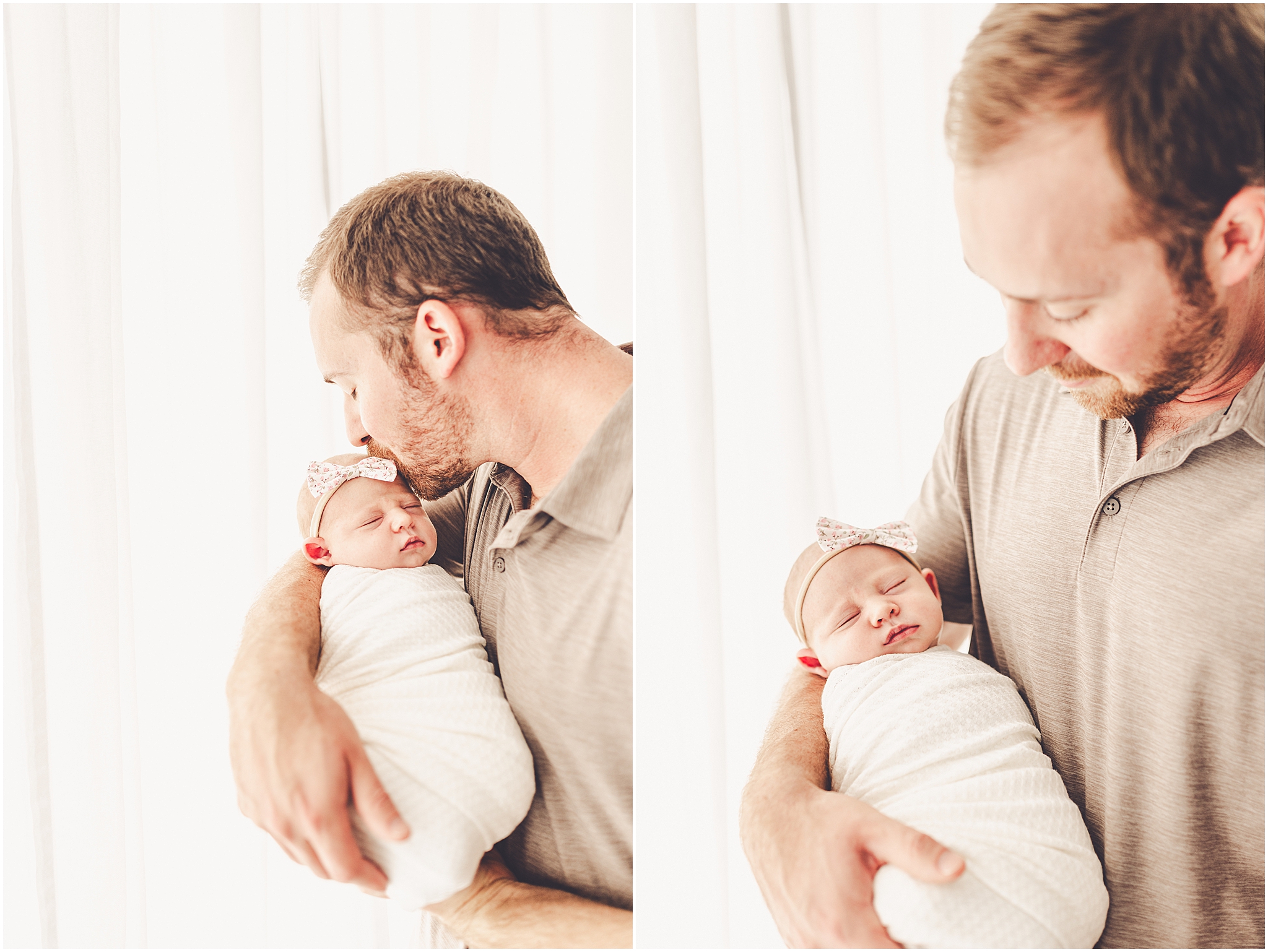 Cozy newborn photos at Studio 388 in Kankakee. Kara Evans Photographer photographs growing families in Kankakee & Iroquois County.