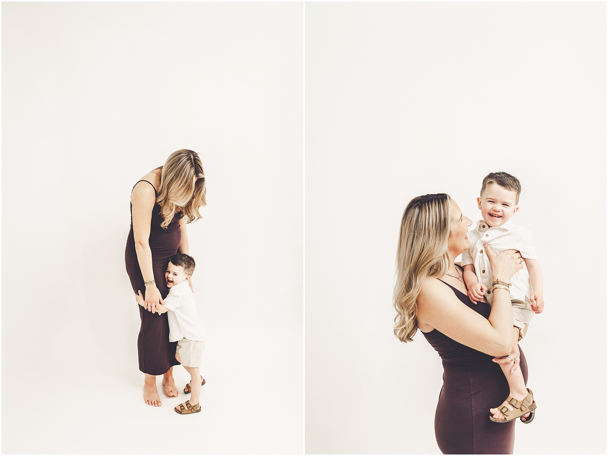 Mommy & me photoshoot inspiration from a Mother's Day photoshoot at JP STYLE CO. in Kentland, Indiana with Kara Evans Photographer.