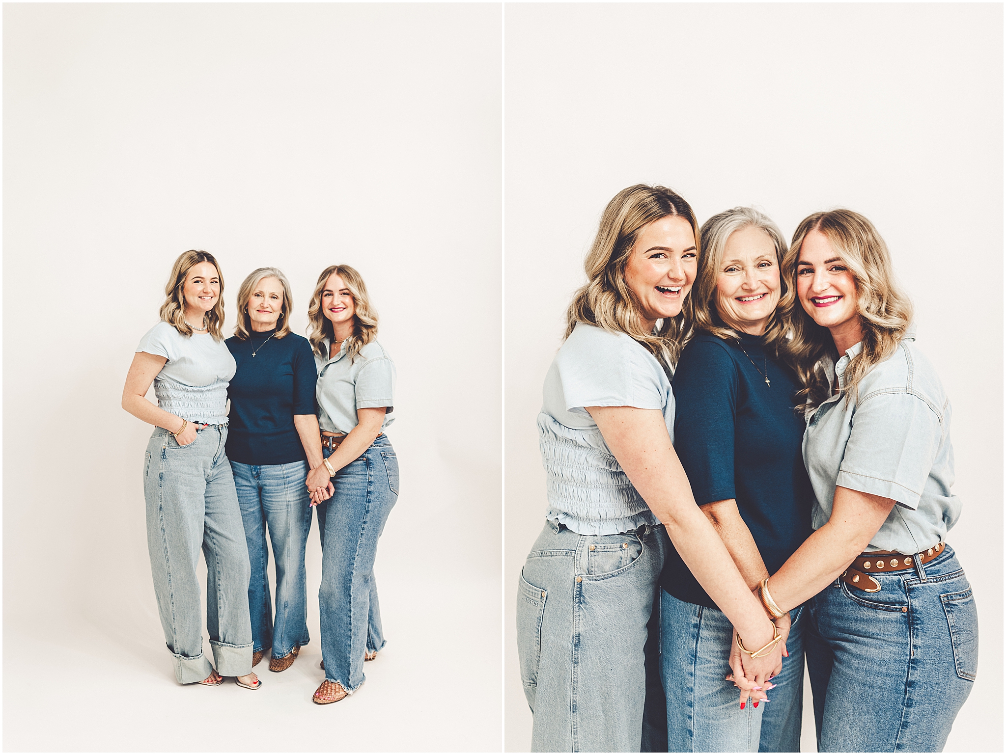 Mommy & me photoshoot inspiration from a Mother's Day photoshoot at JP STYLE CO. in Kentland, Indiana with Kara Evans Photographer.