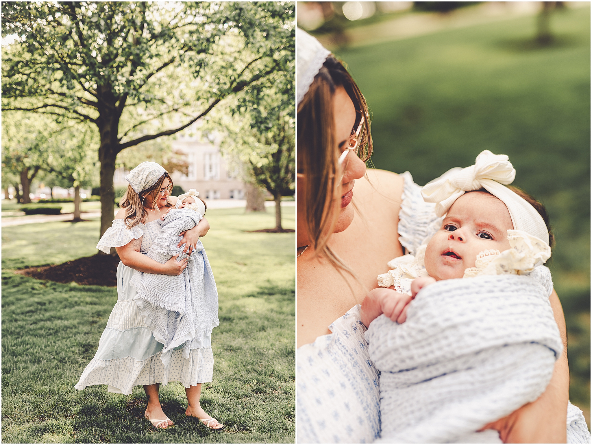 Spring Mother's Day photoshoot in Bourbonnais, Illinois with Kankakee family photographer Kara Evans Photographer.