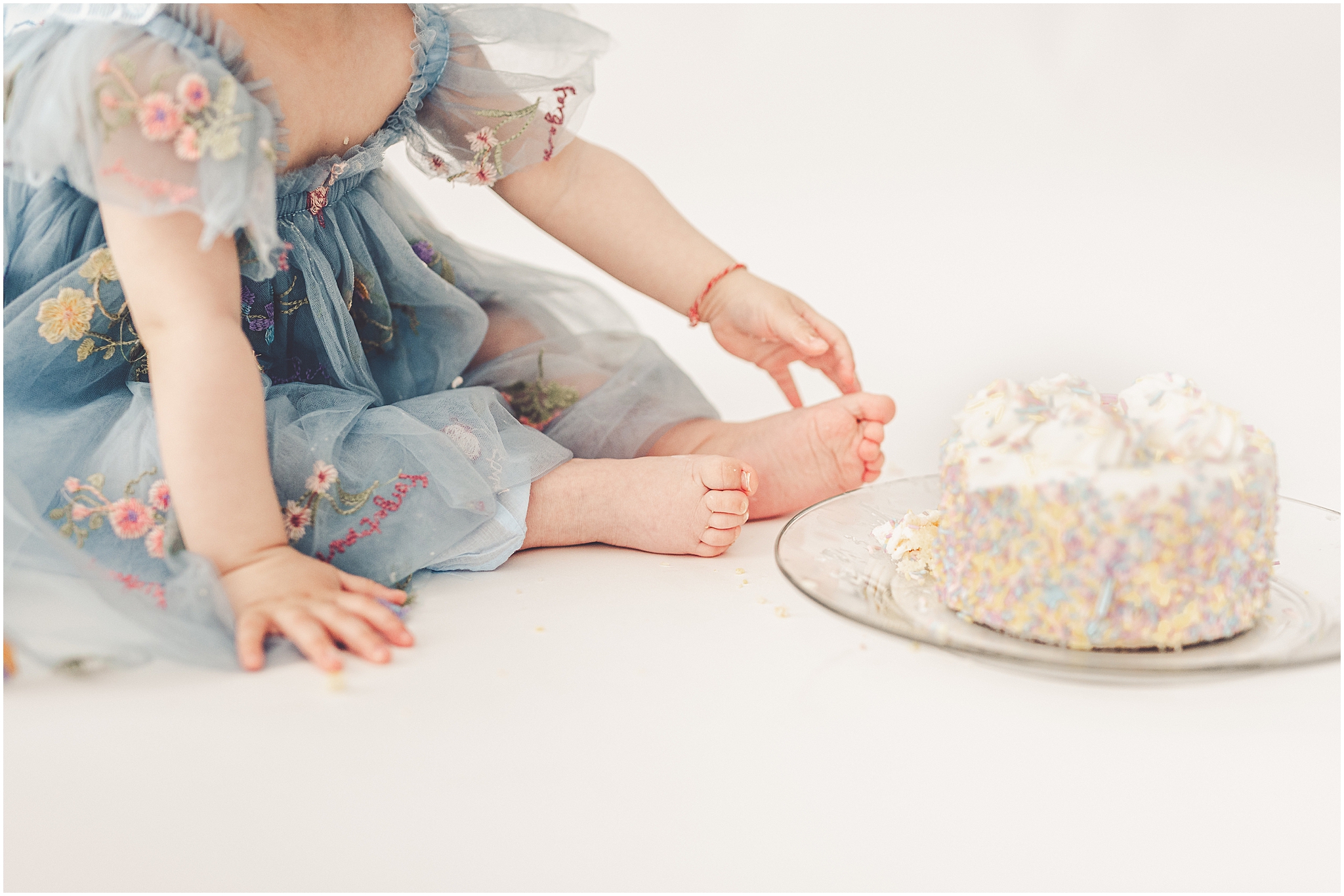 Studio one-year milestone photos at Studio 388 with Kara Evans Photographer, a Kankakee-based family photographer.