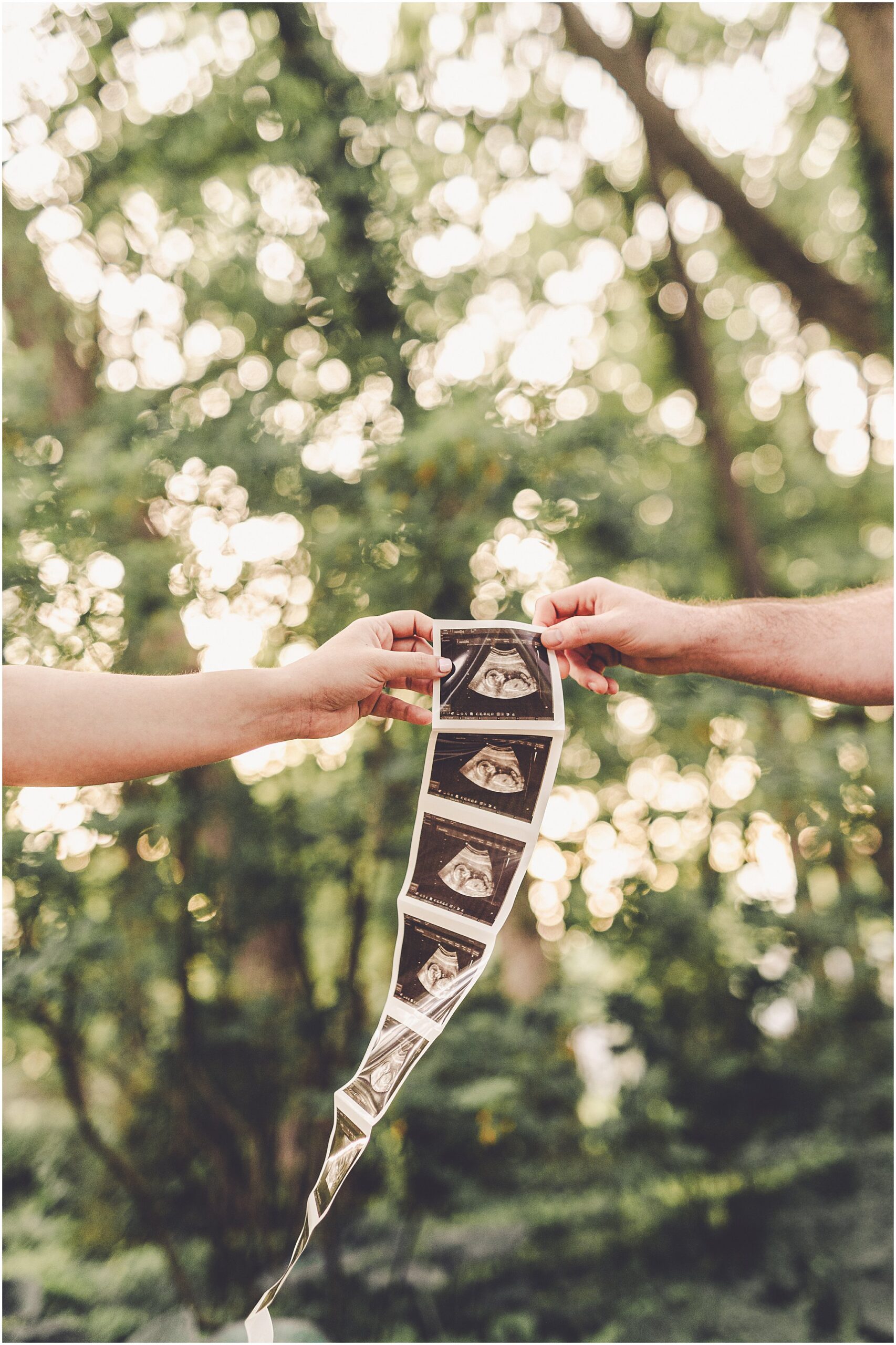Baby announcement photos at Governor Small Memorial Park in Kankakee with Kankakee family photographer Kara Evans Photographer.