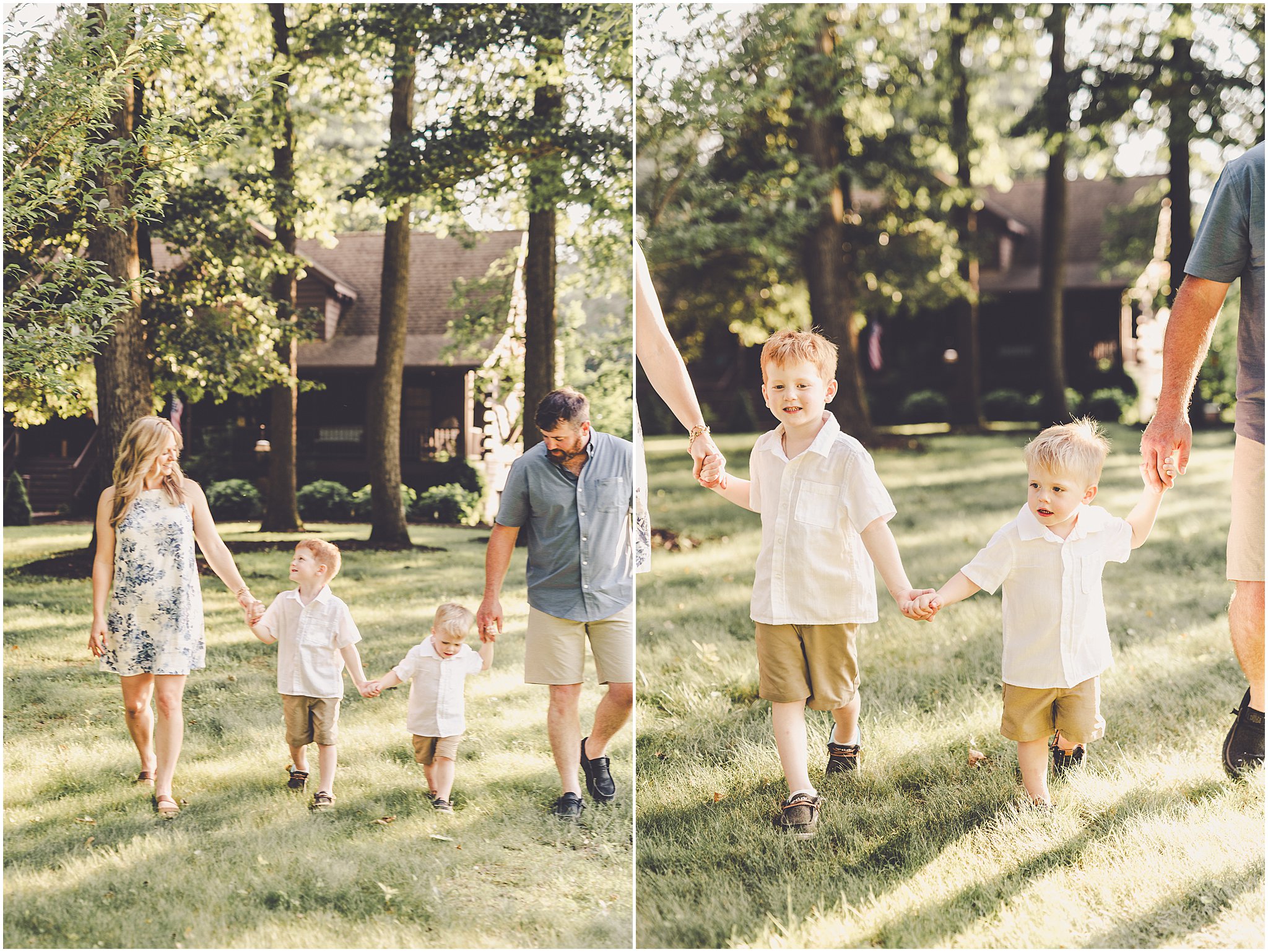 A summer family photography session with Iroquois County family photographer Kara Evans Photographer.
