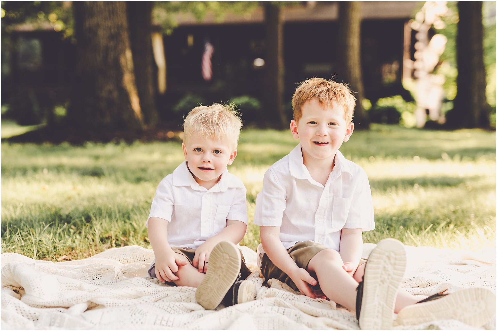 A summer family photography session with Iroquois County family photographer Kara Evans Photographer.