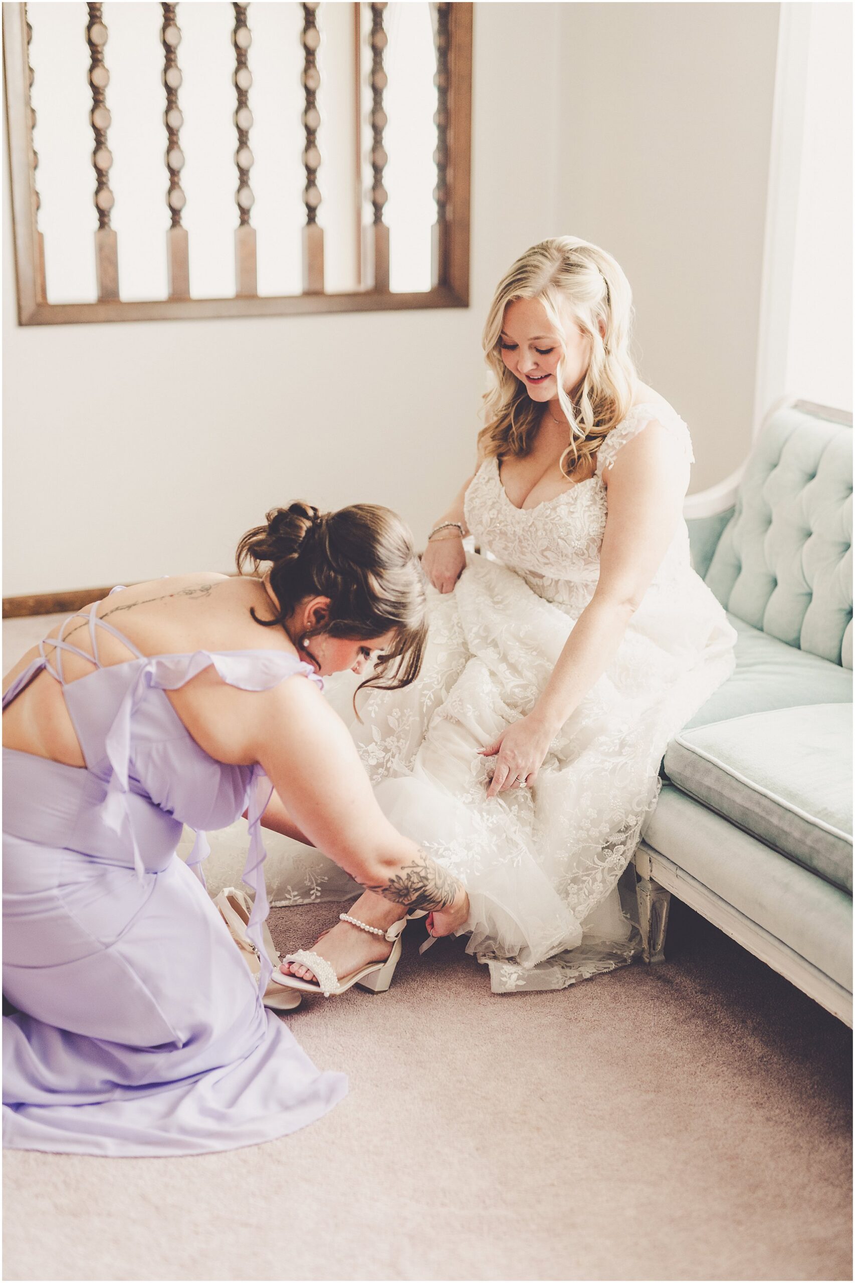 A look at Taylor & Kody's summer Hudson Farm wedding photos in Urbana, Illinois with Central Illinois photographer Kara Evans Photographer.