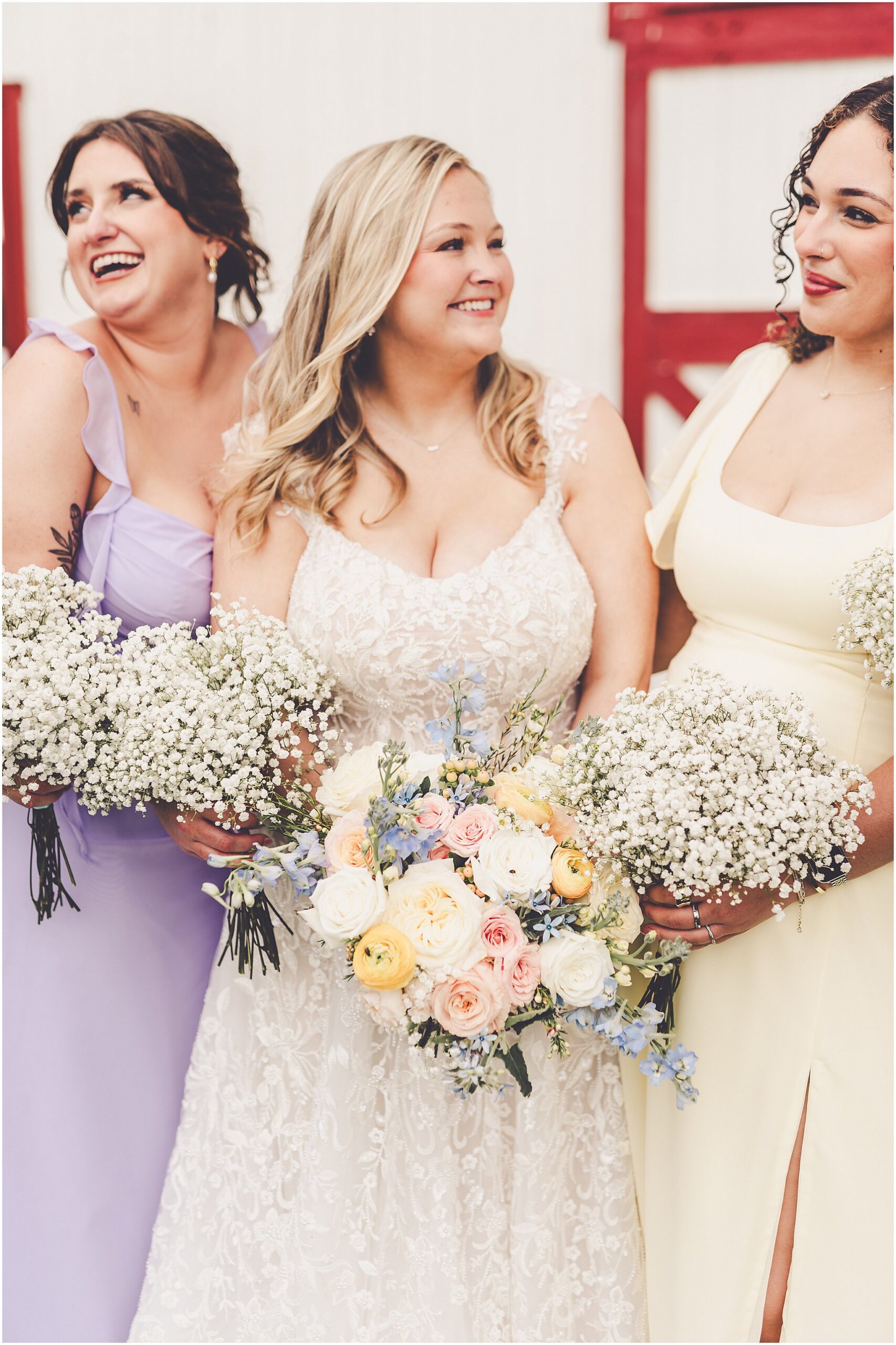 A look at Taylor & Kody's summer Hudson Farm wedding photos in Urbana, Illinois with Central Illinois photographer Kara Evans Photographer.