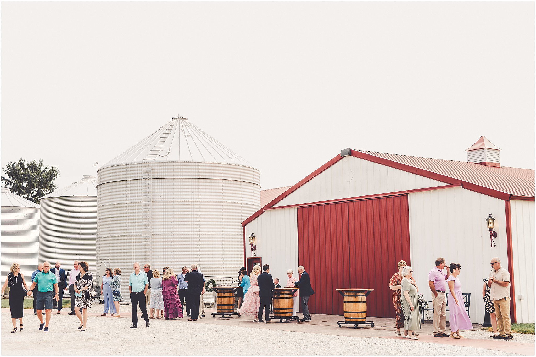 A look at Taylor & Kody's summer Hudson Farm wedding photos in Urbana, Illinois with Central Illinois photographer Kara Evans Photographer.