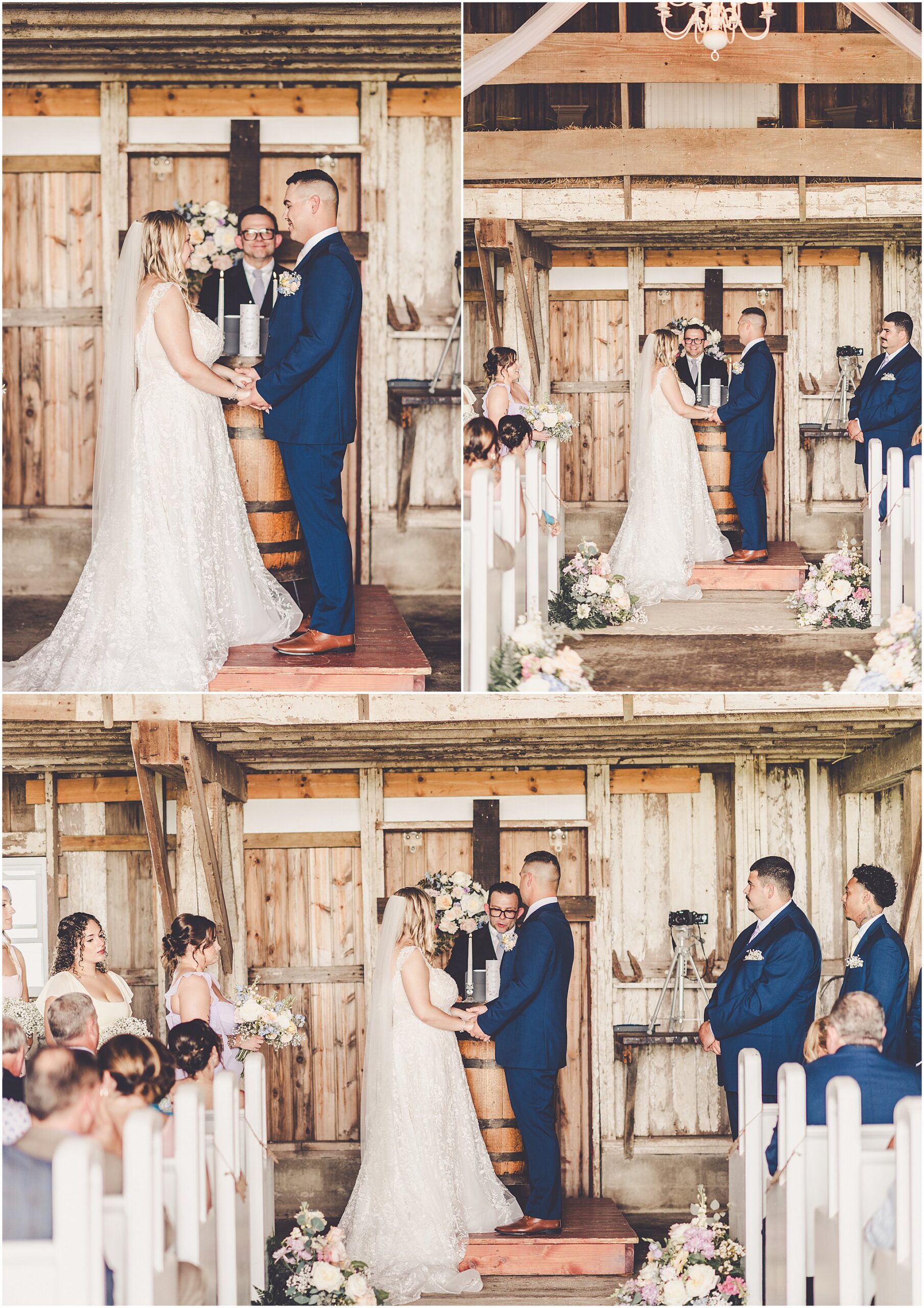 A look at Taylor & Kody's summer Hudson Farm wedding photos in Urbana, Illinois with Central Illinois photographer Kara Evans Photographer.