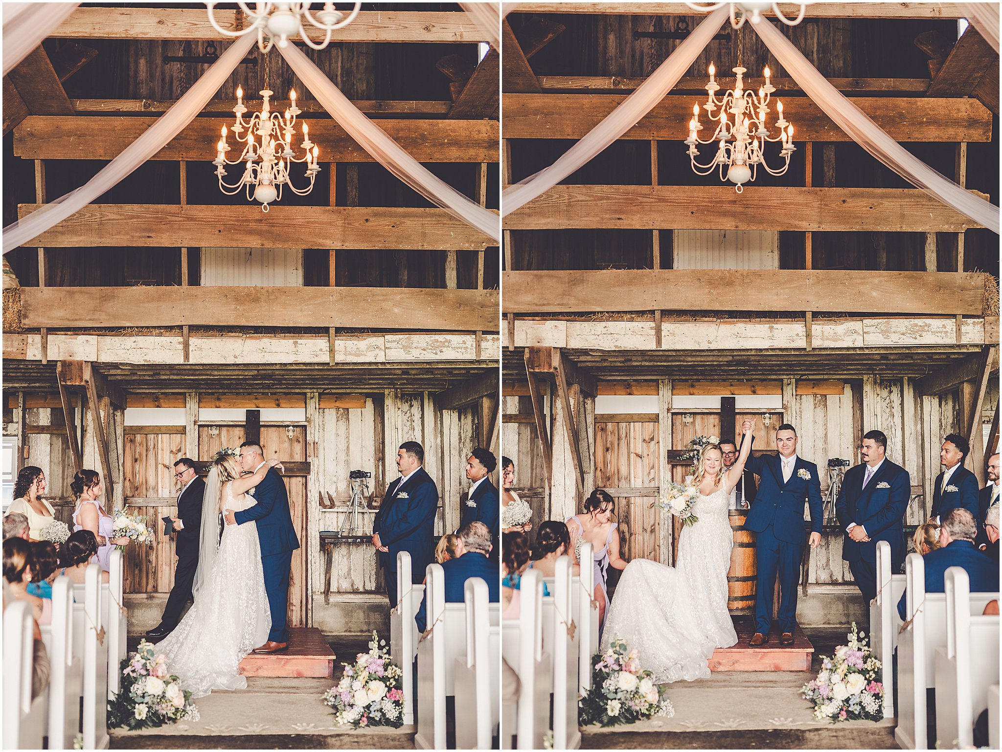 A look at Taylor & Kody's summer Hudson Farm wedding photos in Urbana, Illinois with Central Illinois photographer Kara Evans Photographer.