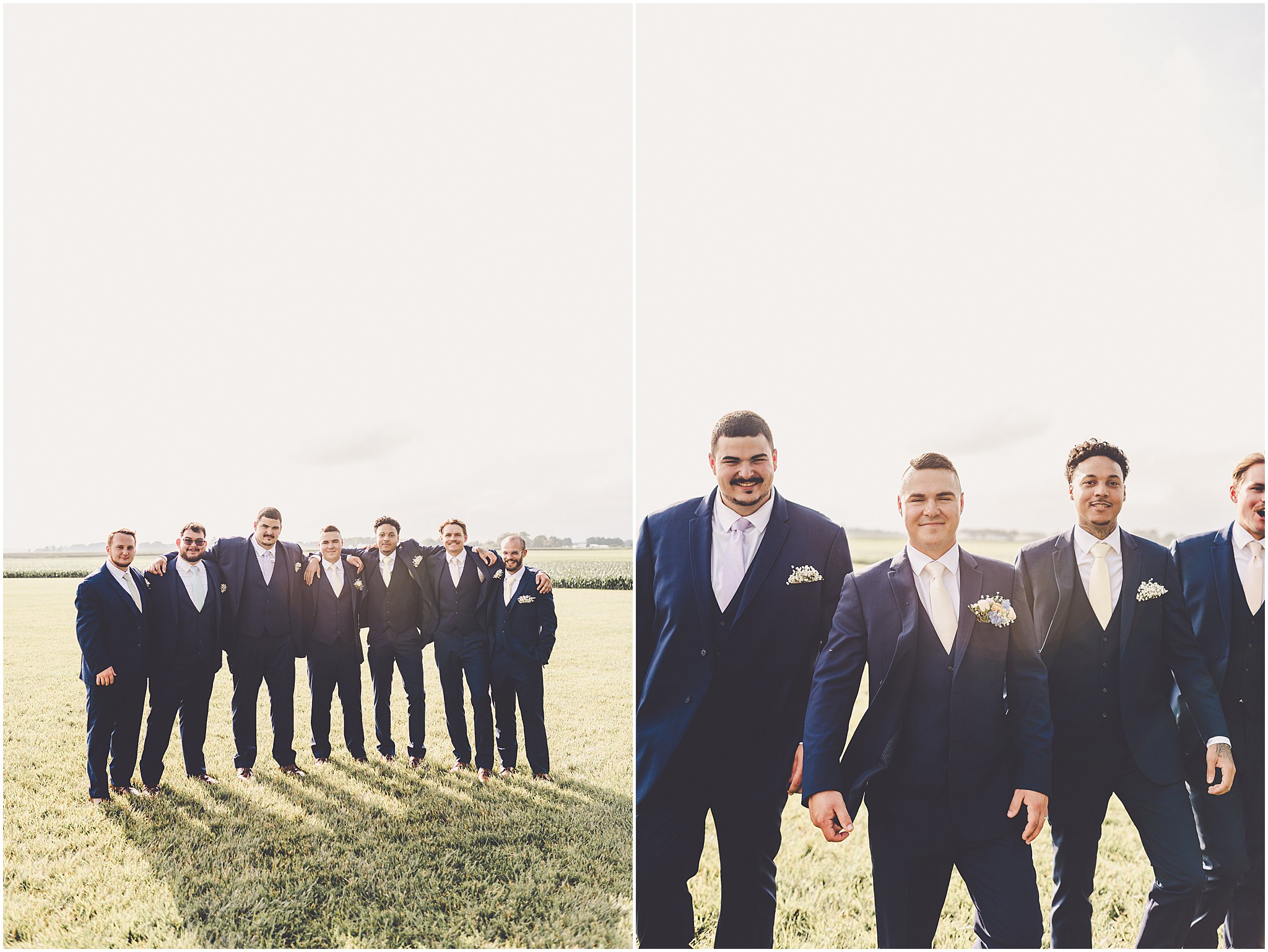 A look at Taylor & Kody's summer Hudson Farm wedding photos in Urbana, Illinois with Central Illinois photographer Kara Evans Photographer.