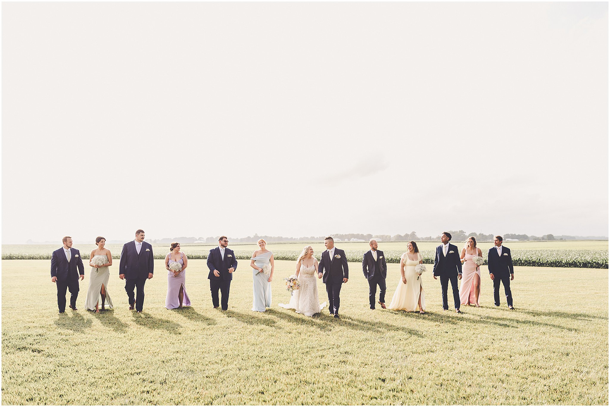 A look at Taylor & Kody's summer Hudson Farm wedding photos in Urbana, Illinois with Central Illinois photographer Kara Evans Photographer.