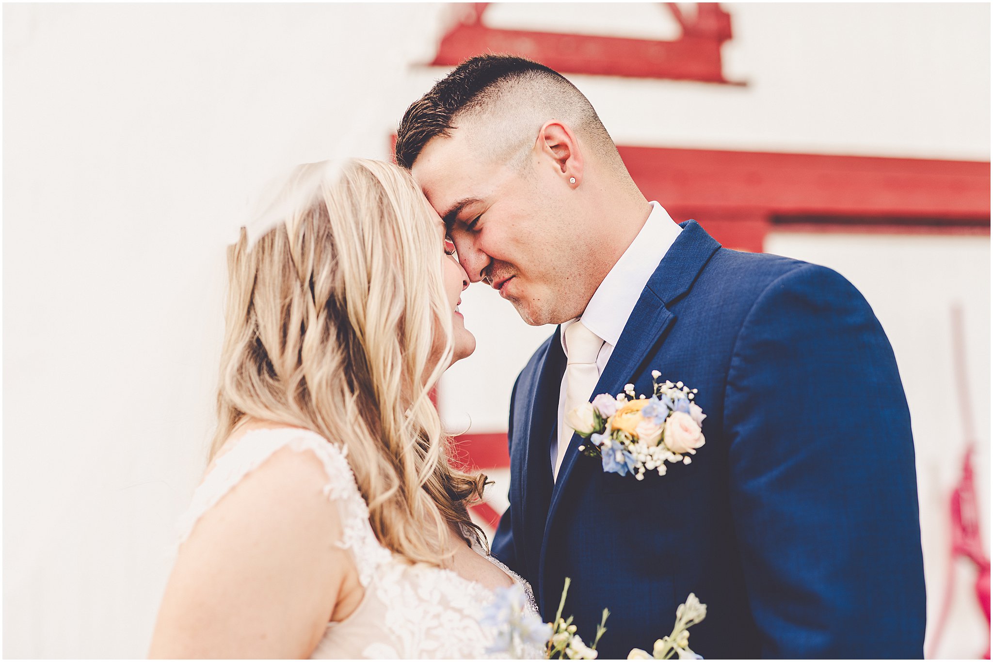 A look at Taylor & Kody's summer Hudson Farm wedding photos in Urbana, Illinois with Central Illinois photographer Kara Evans Photographer.