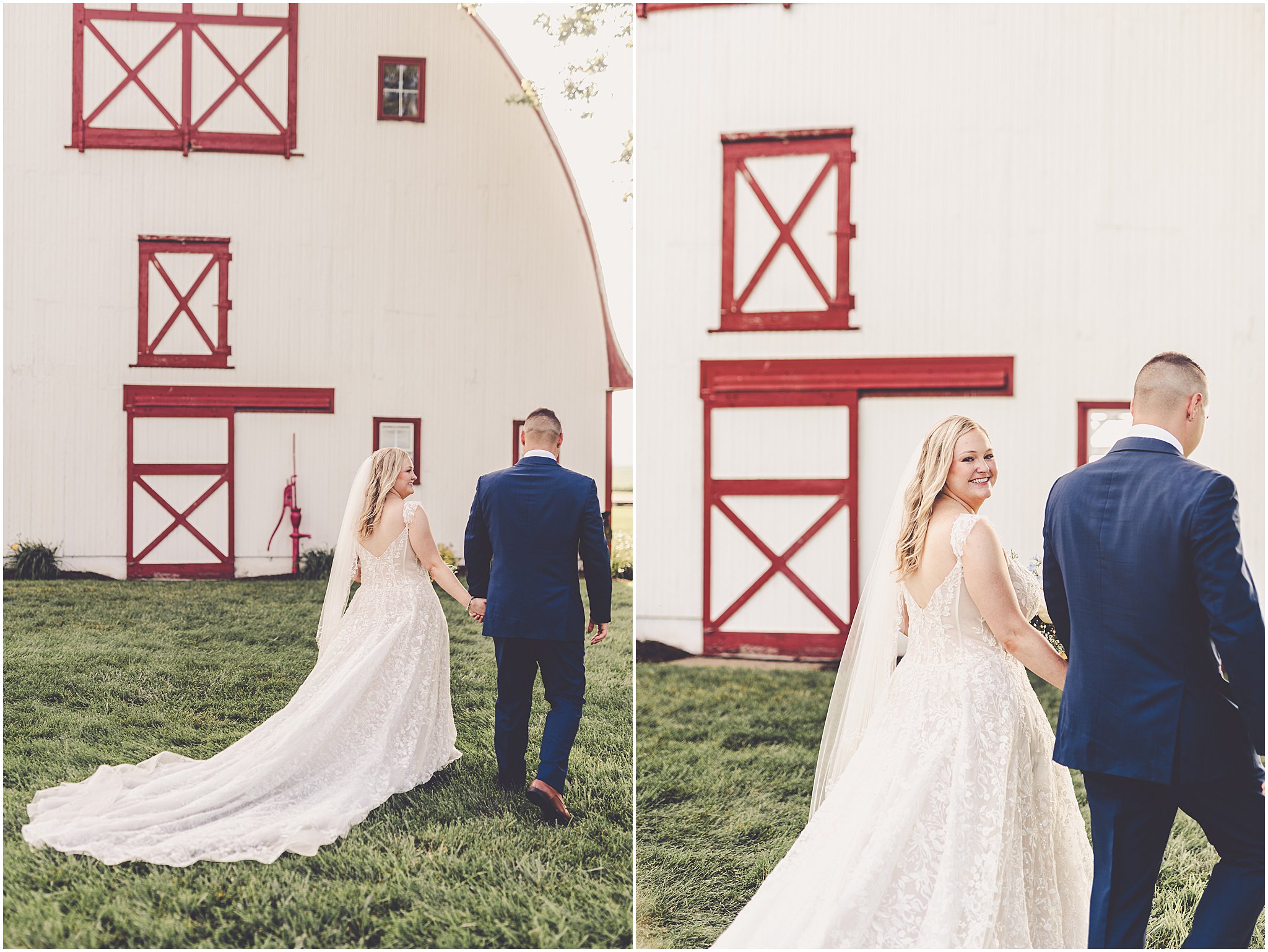 A look at Taylor & Kody's summer Hudson Farm wedding photos in Urbana, Illinois with Central Illinois photographer Kara Evans Photographer.