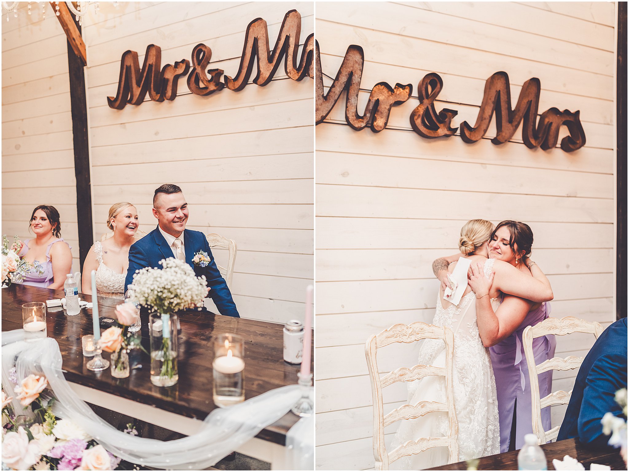 A look at Taylor & Kody's summer Hudson Farm wedding photos in Urbana, Illinois with Central Illinois photographer Kara Evans Photographer.