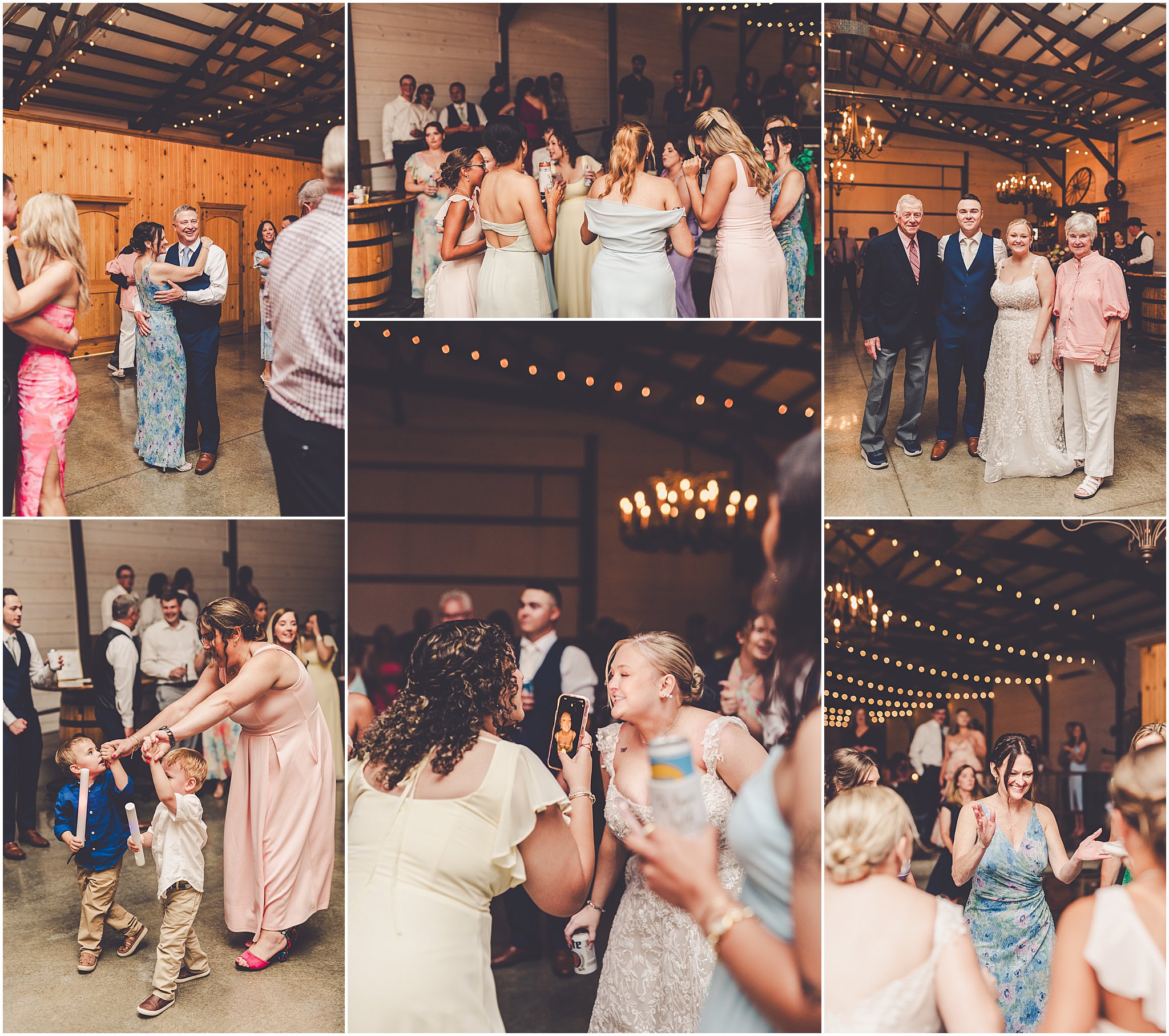 A look at Taylor & Kody's summer Hudson Farm wedding photos in Urbana, Illinois with Central Illinois photographer Kara Evans Photographer.