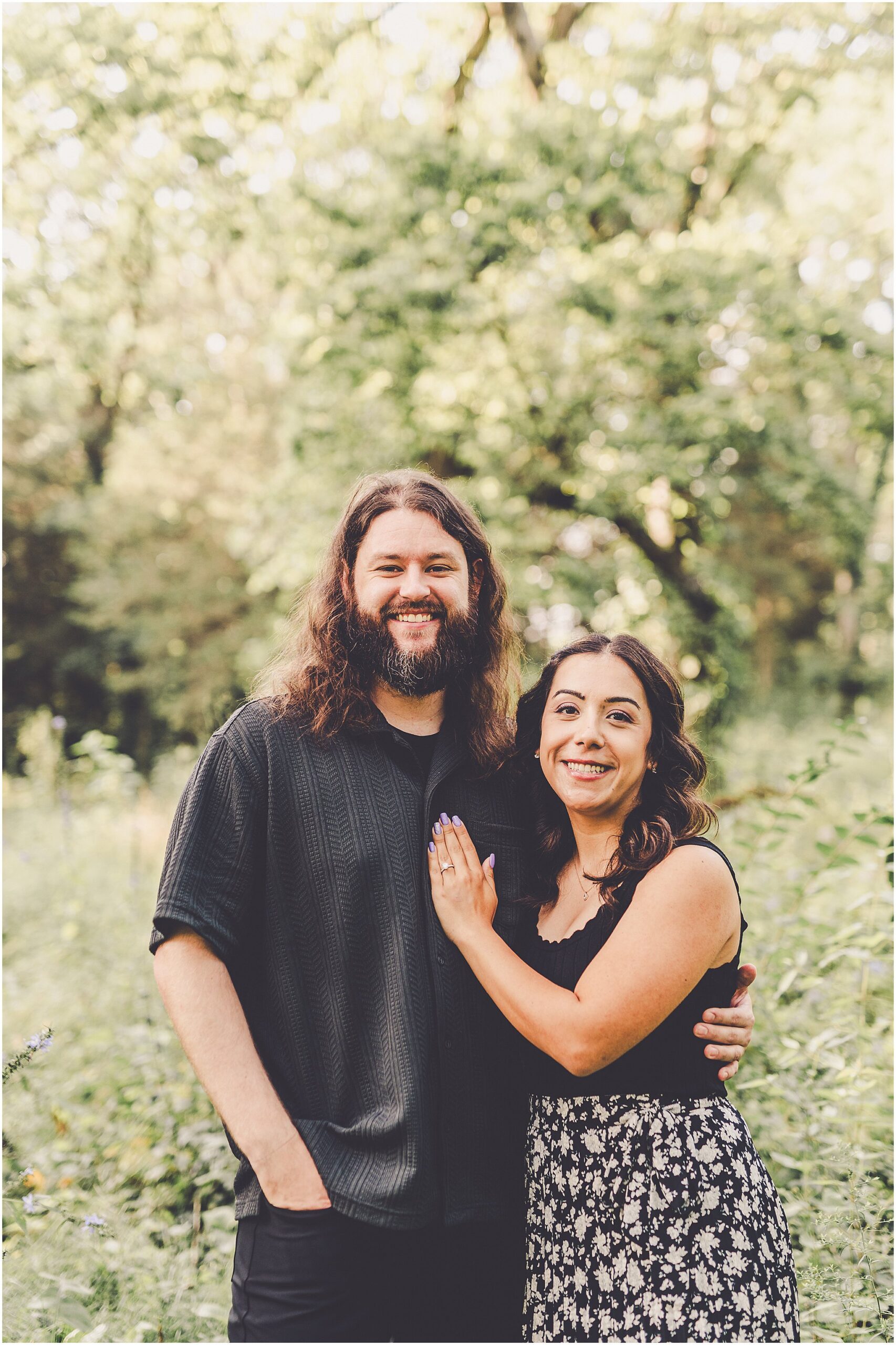 Featuring Paige and Jacob’s joyful and fun summer engagement session at the Kankakee River State Park in Bourbonnais, Illinois.