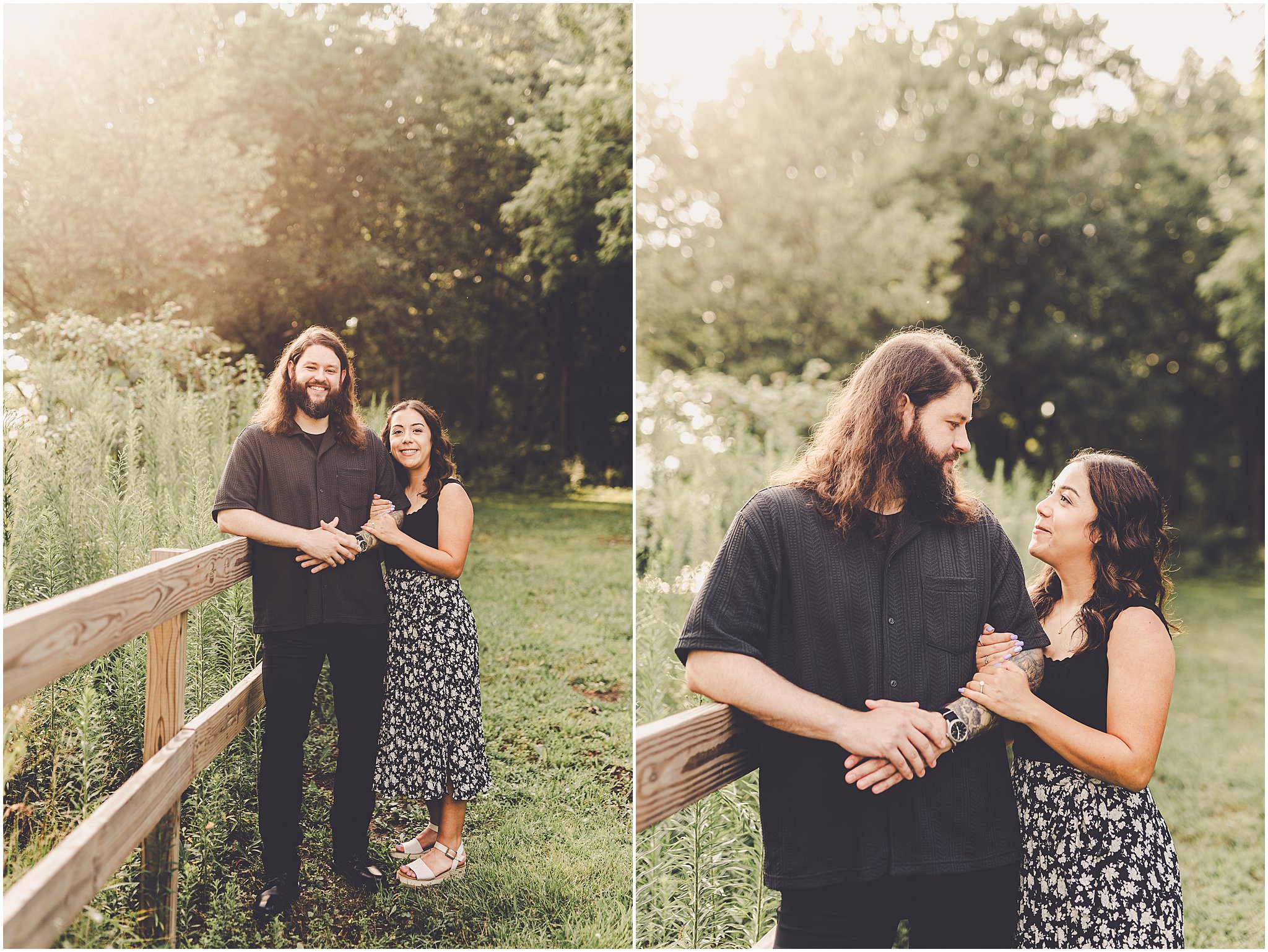 Featuring Paige and Jacob’s joyful and fun summer engagement session at the Kankakee River State Park in Bourbonnais, Illinois.