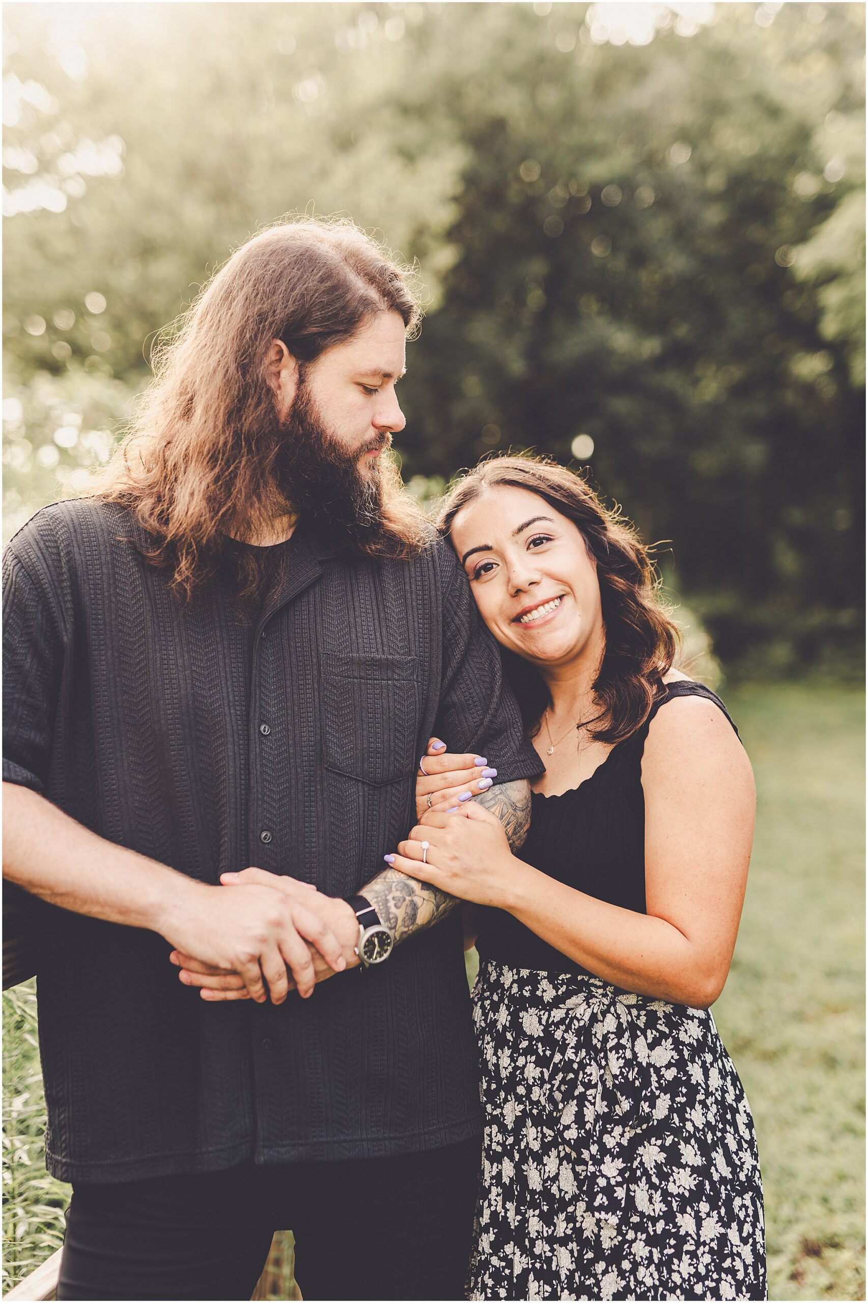 Featuring Paige and Jacob’s joyful and fun summer engagement session at the Kankakee River State Park in Bourbonnais, Illinois.