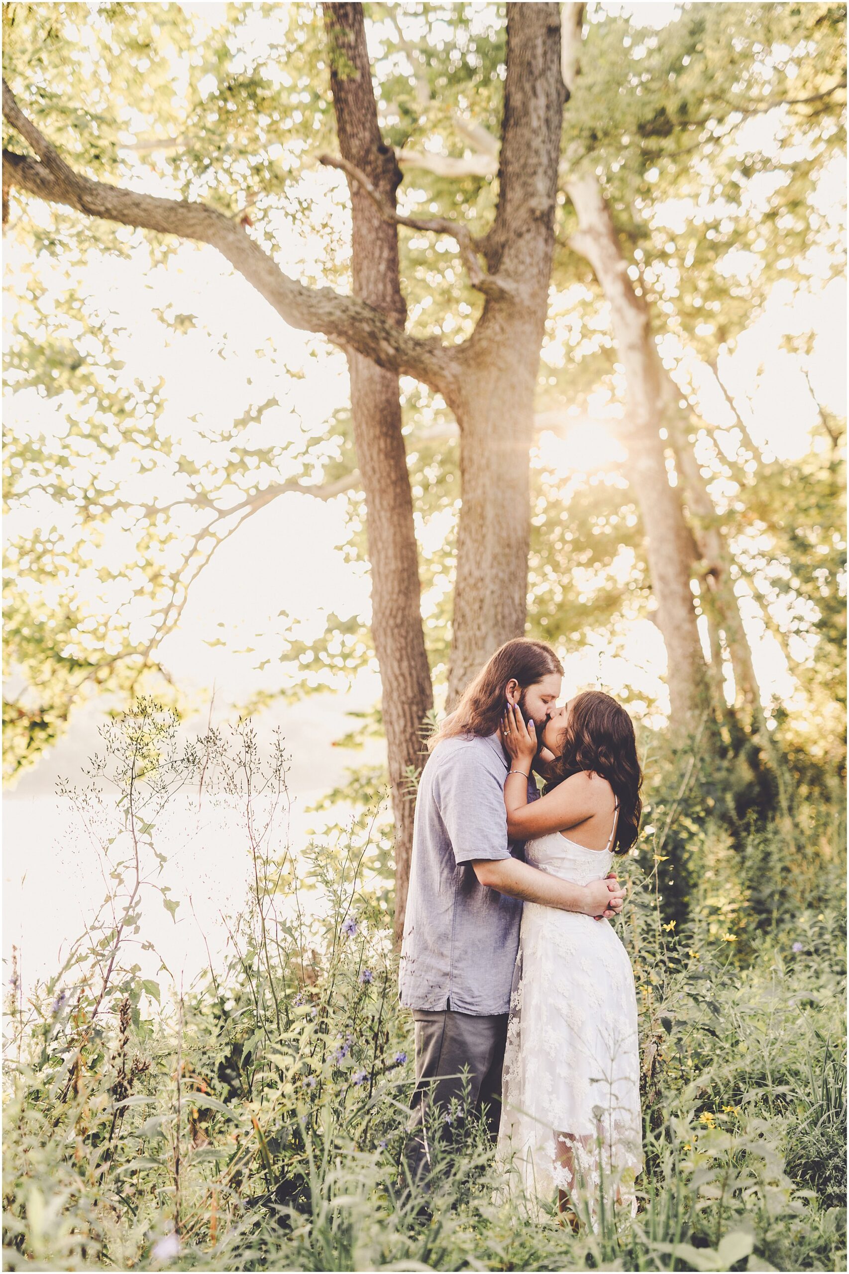 Featuring Paige and Jacob’s joyful and fun summer engagement session at the Kankakee River State Park in Bourbonnais, Illinois.