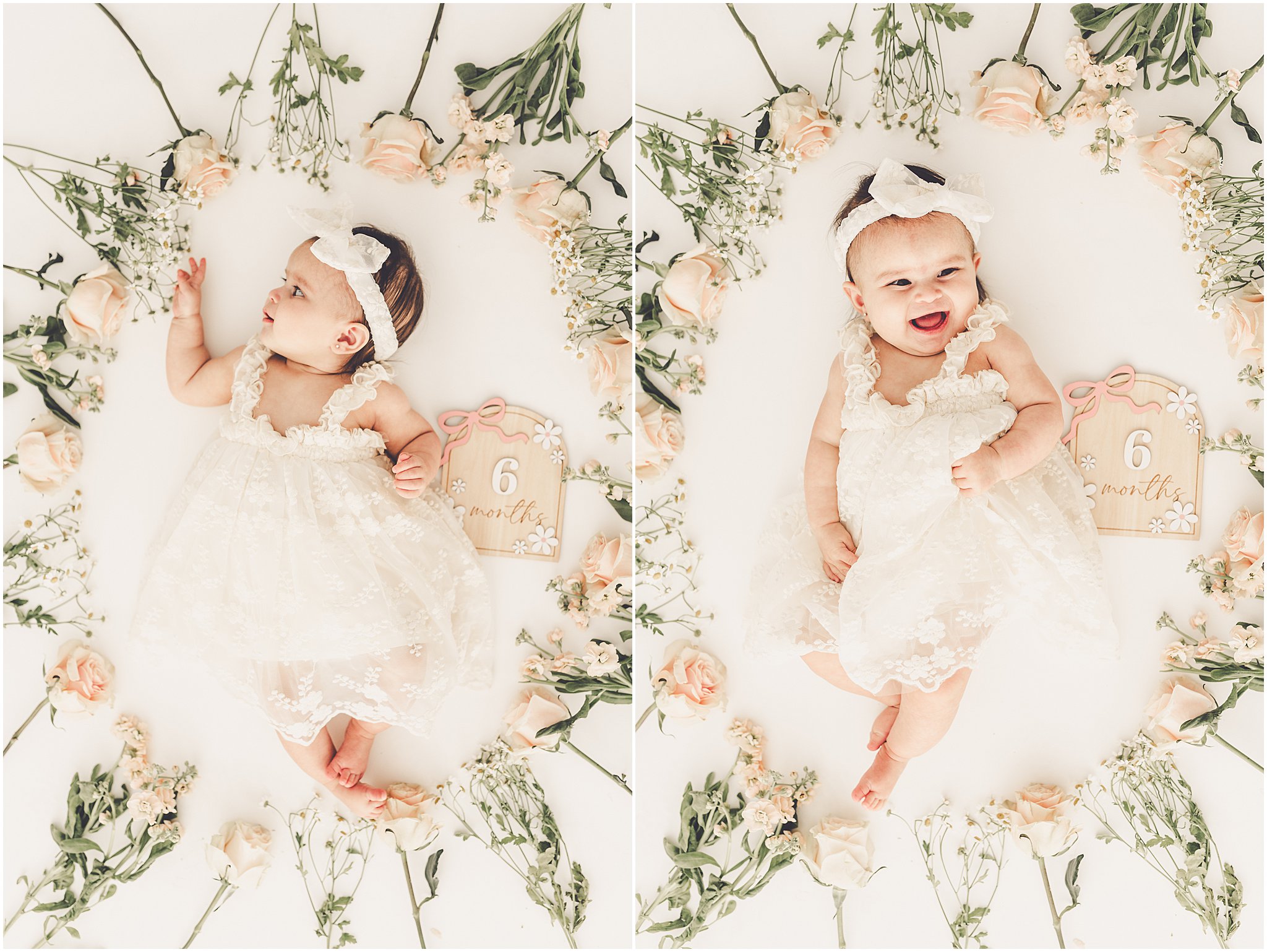 Kara Evans Photographer is a studio milestone photographer based in Kankakee at the natural light photography studio, Studio 388.