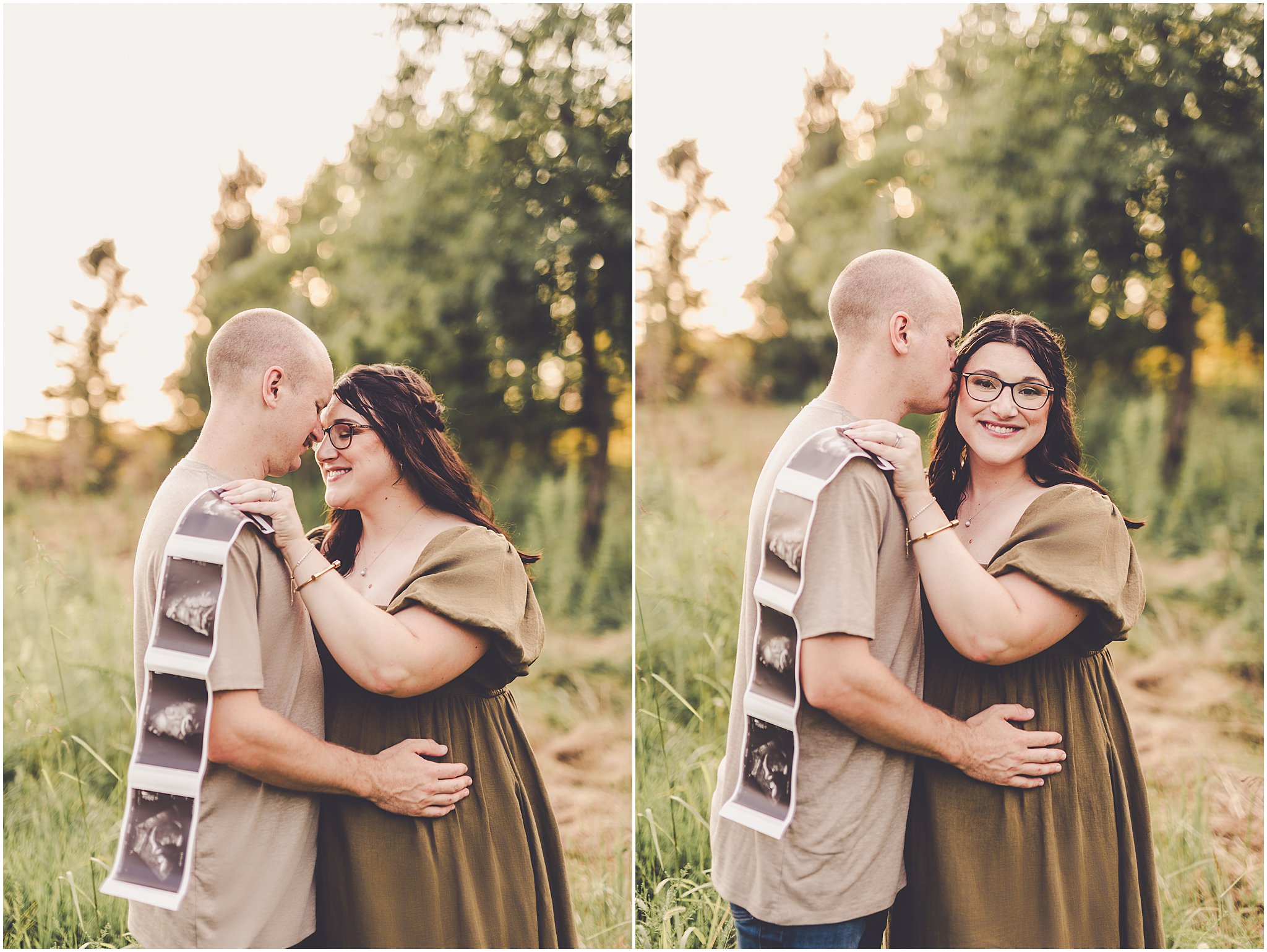 A look at this sunset maternity session in Iroquois County with Iroquois County & Central Illinois photographer Kara Evans Photographer.
