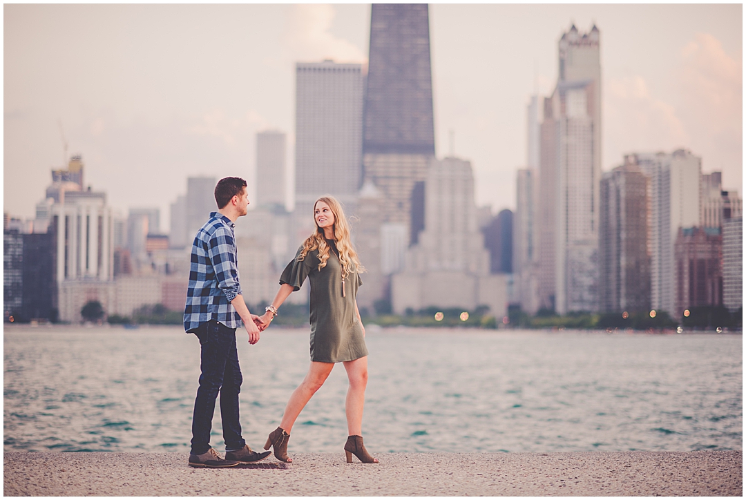 Advice from Kara Evans Photographer on choosing your engagement session locations - Chicagoland wedding photographer advice.