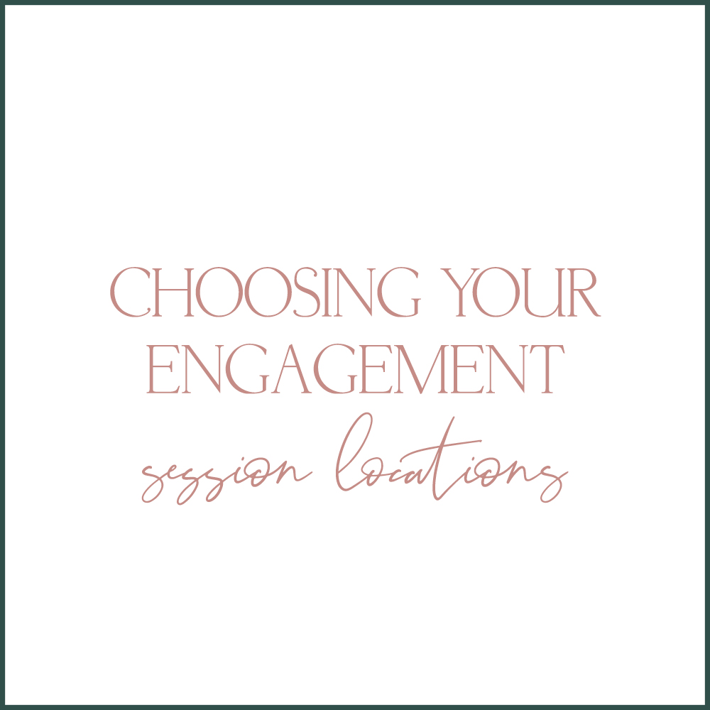 Advice from Kara Evans Photographer on choosing your engagement session locations - Chicagoland wedding photographer advice.