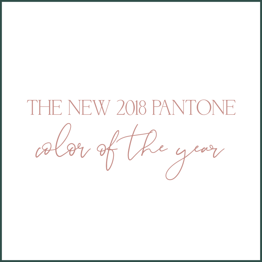 Kara Evans Photographer - Wedding Wednesday - Wedding Blogger - The New 2018 Pantone Color of the Year