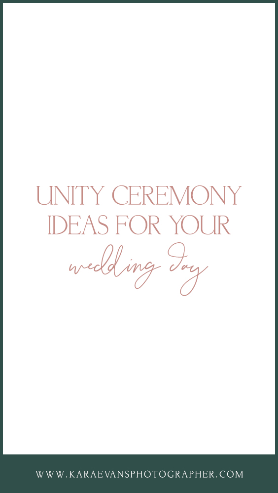 Unity ceremony ideas for your wedding day - wedding Wednesday advice from Chicagoland wedding photographer Kara Evans Photographer.