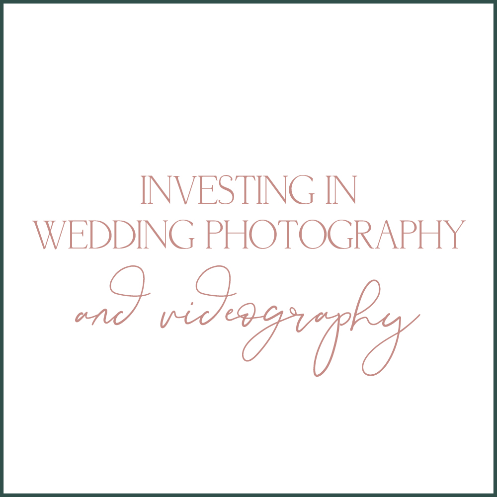 Investing in wedding photography and videography on Wedding Wednesday with Kara Evans Photographer - Chicagoland wedding photographer and wedding advice blogger.