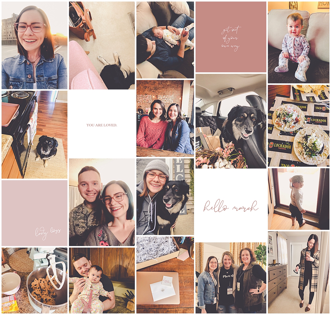 My life Mondays personal life update and March 2019 recap with Chicagoland wedding photographer Kara Evans Photographer.