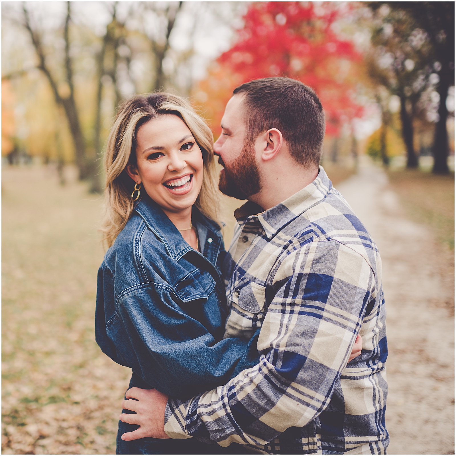Fall mini sessions at Governor Small Memorial Park in Kankakee, Illinois with Chicagoland wedding photographer Kara Evans Photographer.